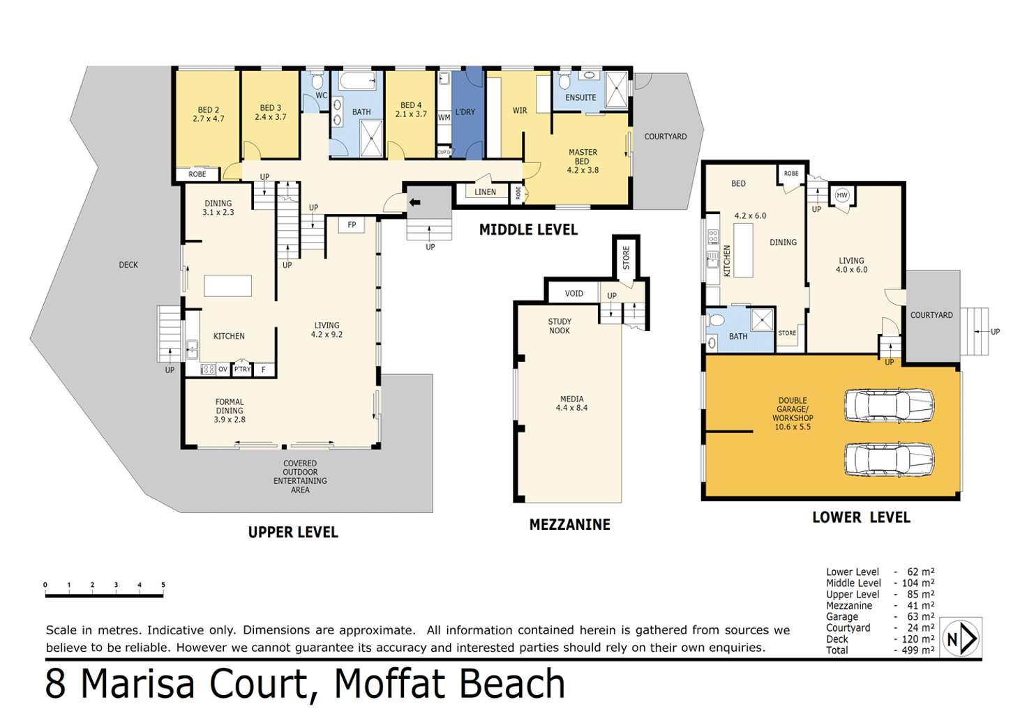 Floorplan of Homely house listing, 8 Marisa Court, Moffat Beach QLD 4551