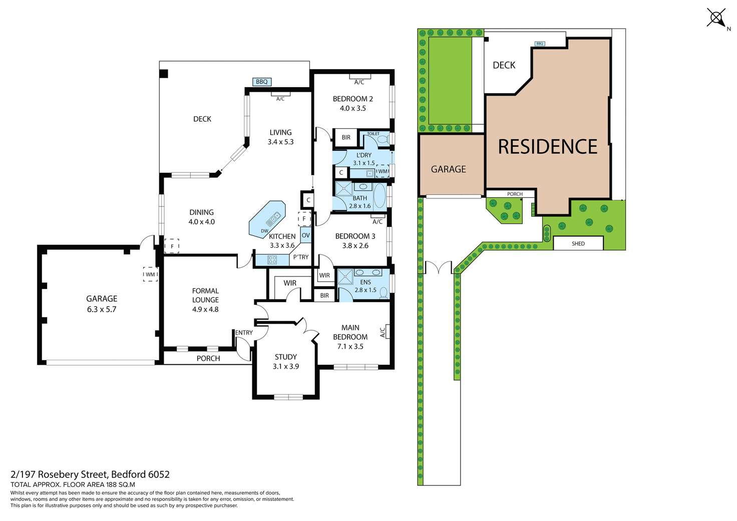 Floorplan of Homely house listing, 197 Rosebery Street, Bedford WA 6052