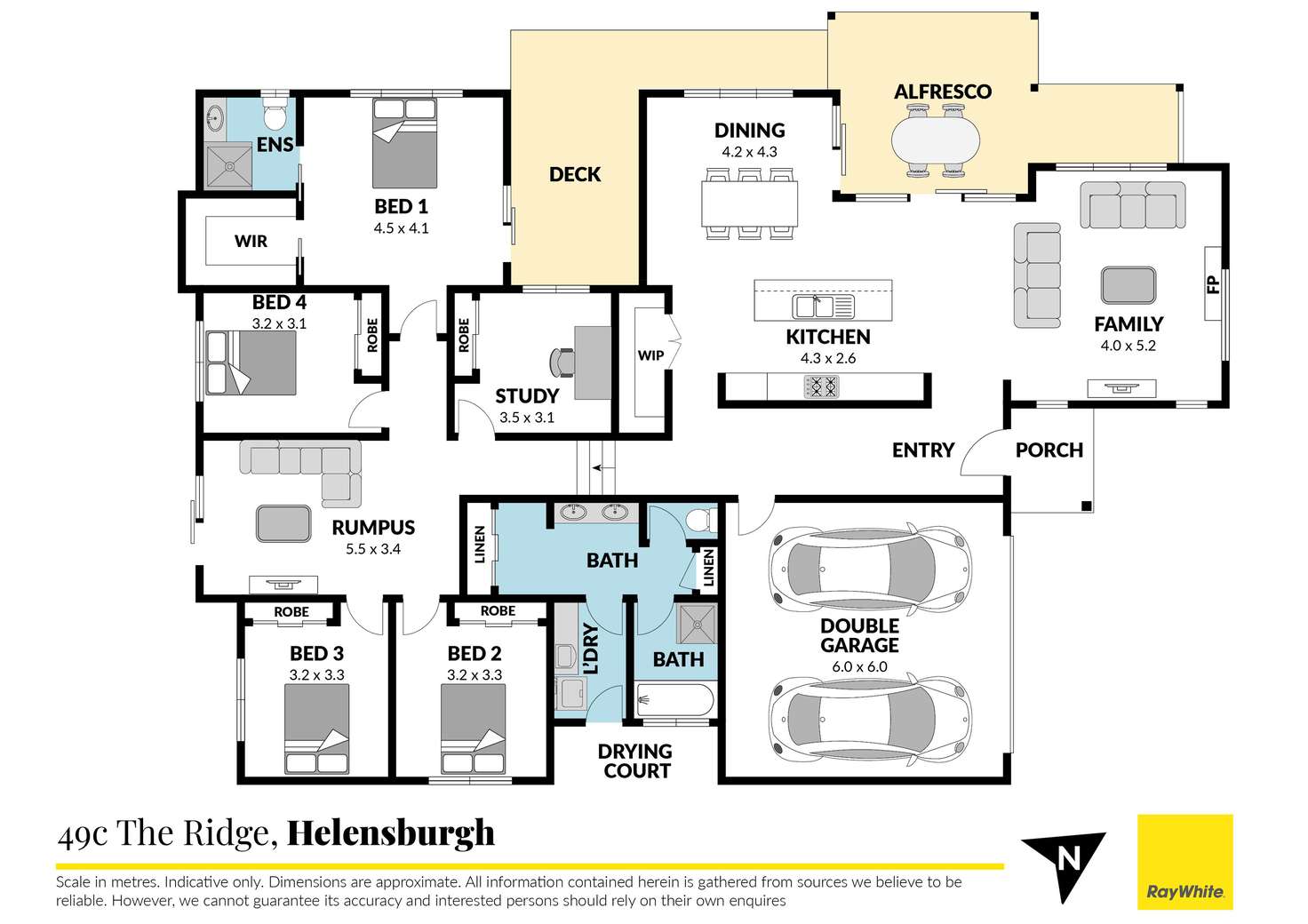 Floorplan of Homely house listing, 49C The Ridge, Helensburgh NSW 2508