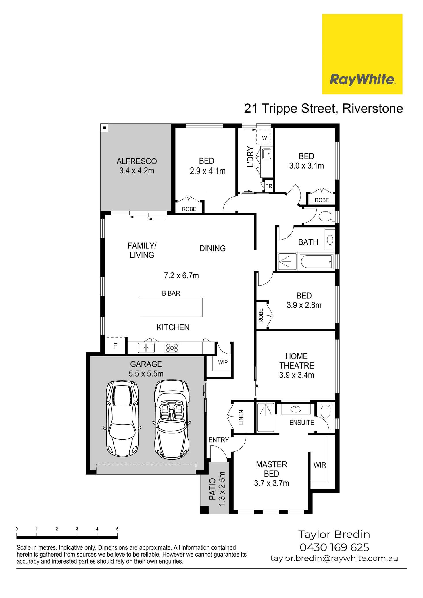 Floorplan of Homely house listing, 21 Trippe Street (Riverstone), Grantham Farm NSW 2765