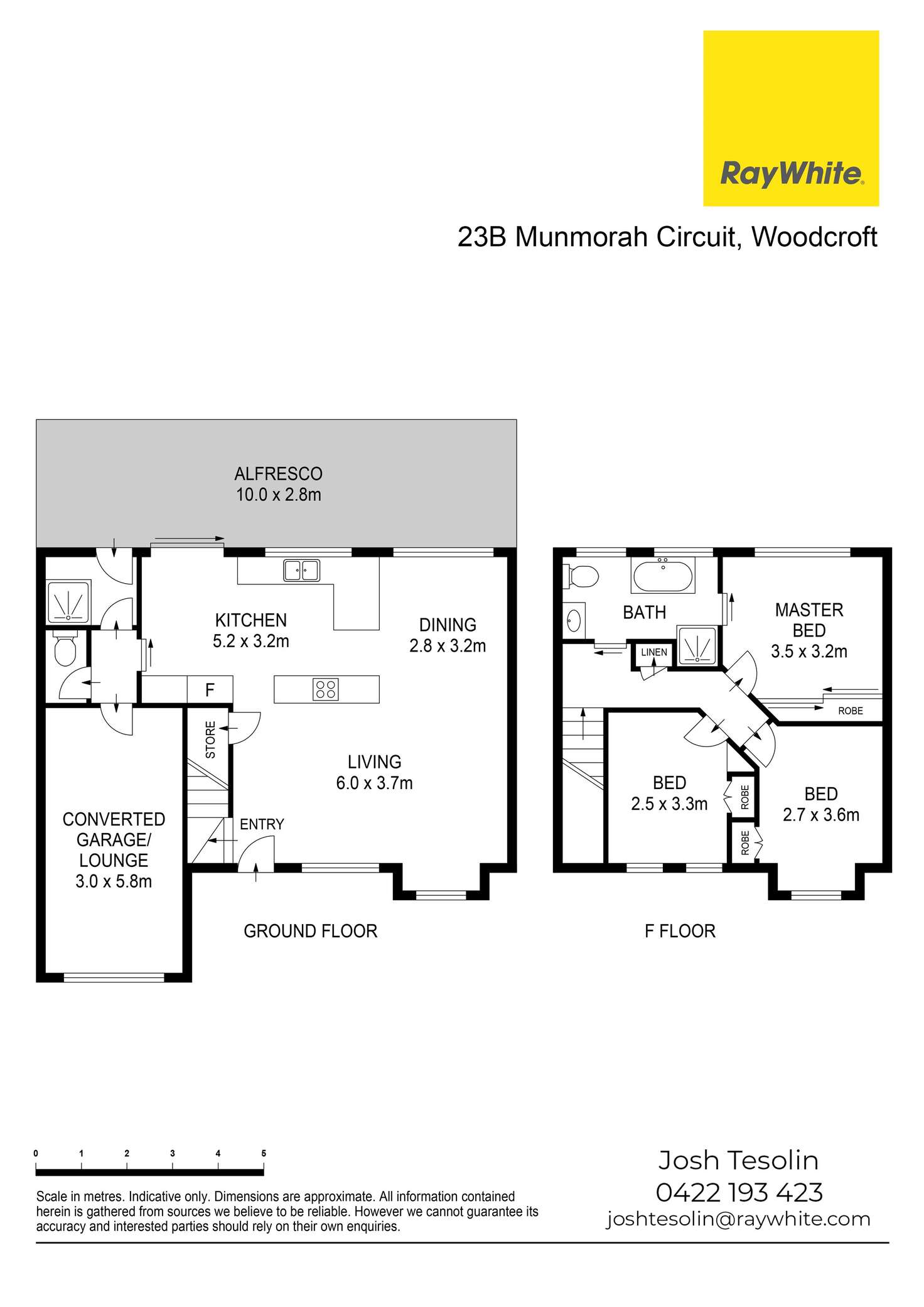 Floorplan of Homely house listing, 23B Munmorah Circuit, Woodcroft NSW 2767