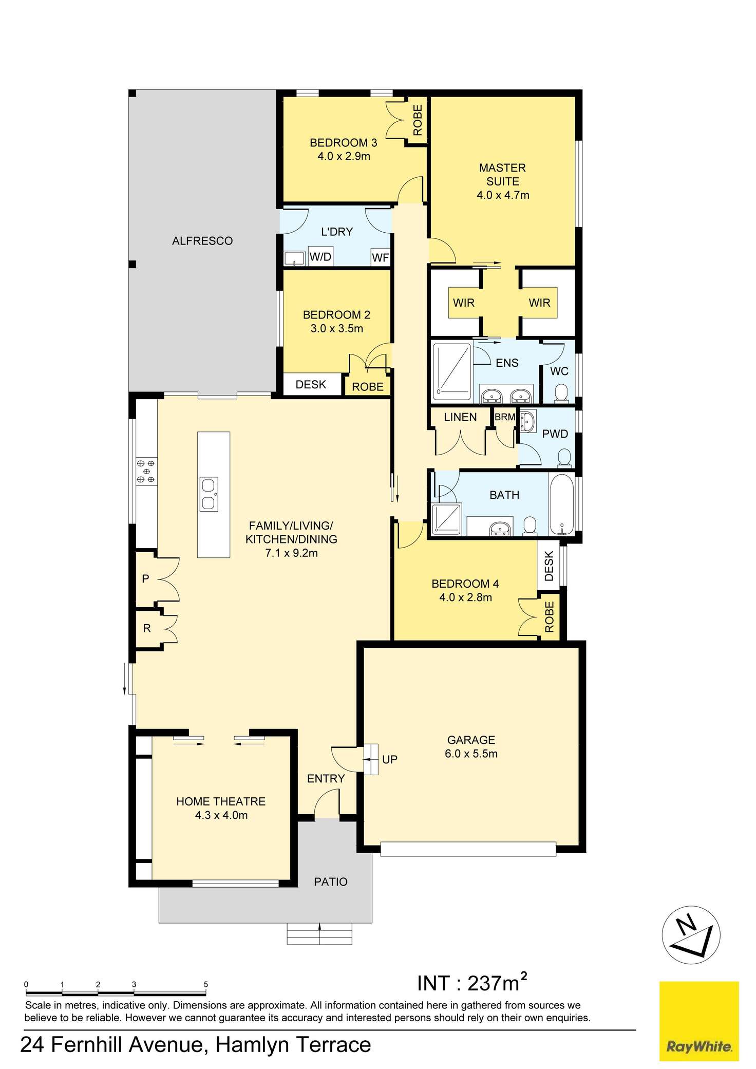 Floorplan of Homely house listing, 24 Fernhill Avenue, Hamlyn Terrace NSW 2259