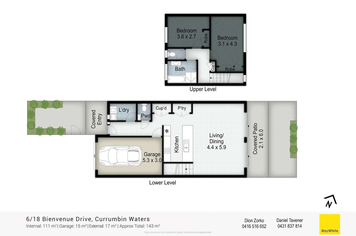 Floorplan of Homely unit listing, 6/18 Bienvenue Drive, Currumbin Waters QLD 4223