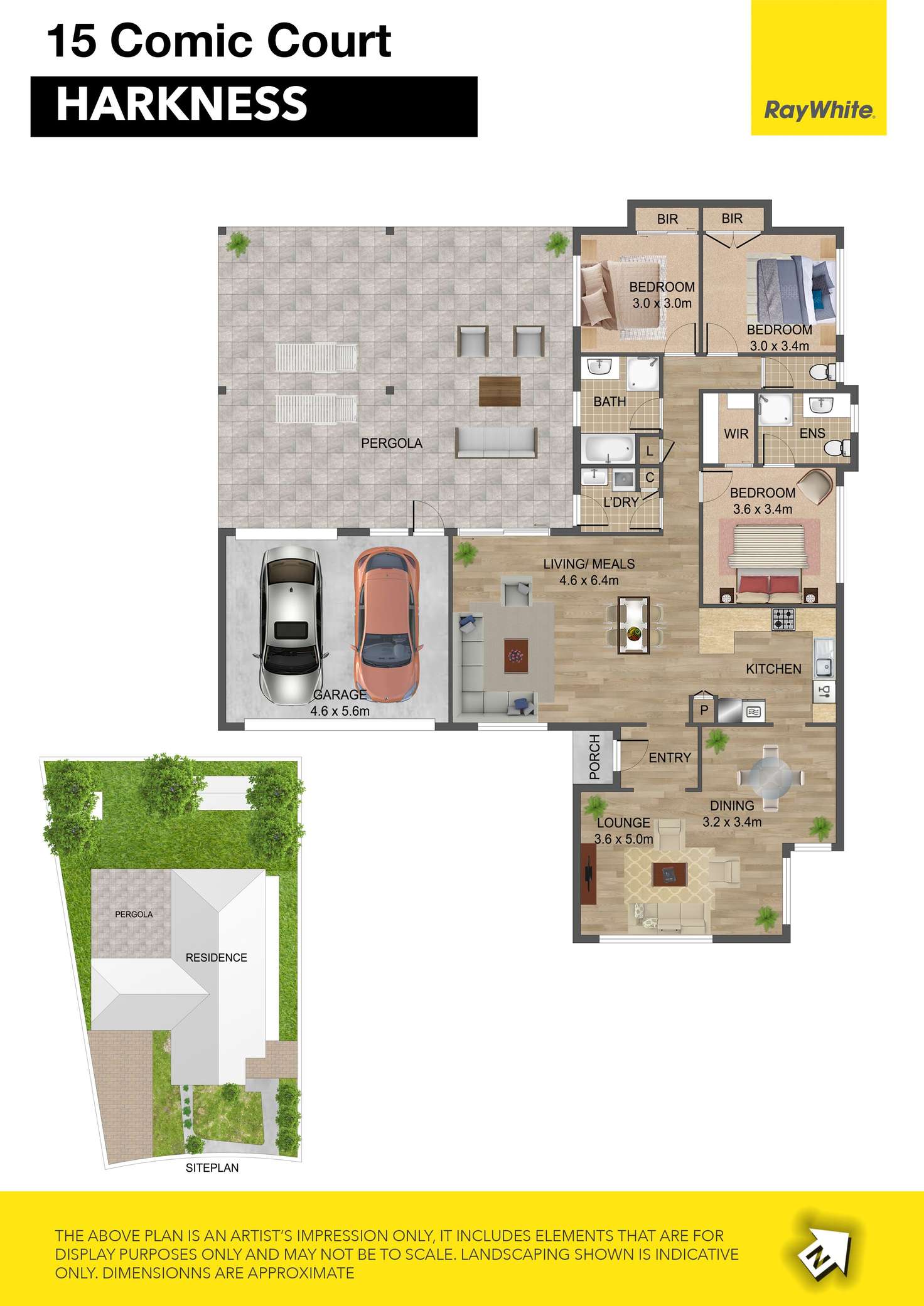 Floorplan of Homely house listing, 15 Comic Court, Harkness VIC 3337