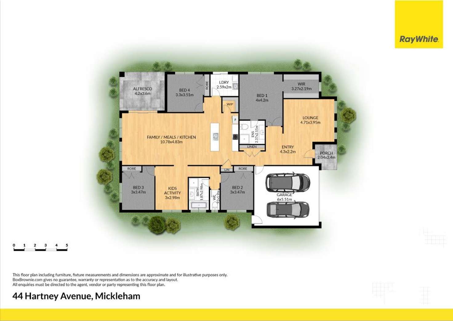 Floorplan of Homely house listing, 44 Hartney Avenue, Mickleham VIC 3064