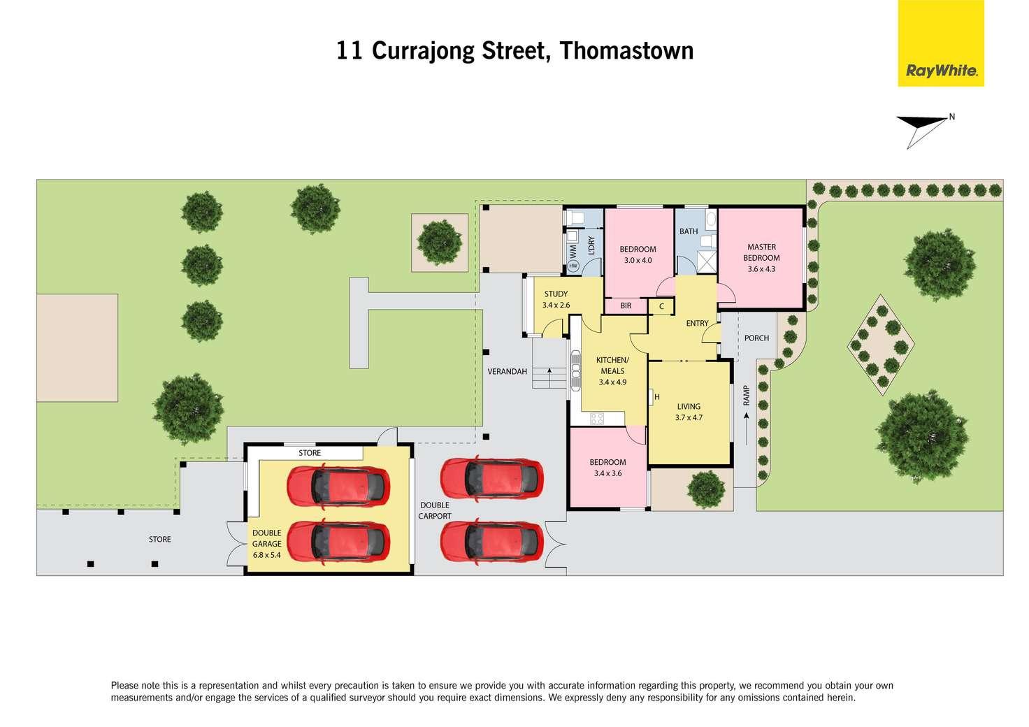 Floorplan of Homely house listing, 11 Currajong Street, Thomastown VIC 3074