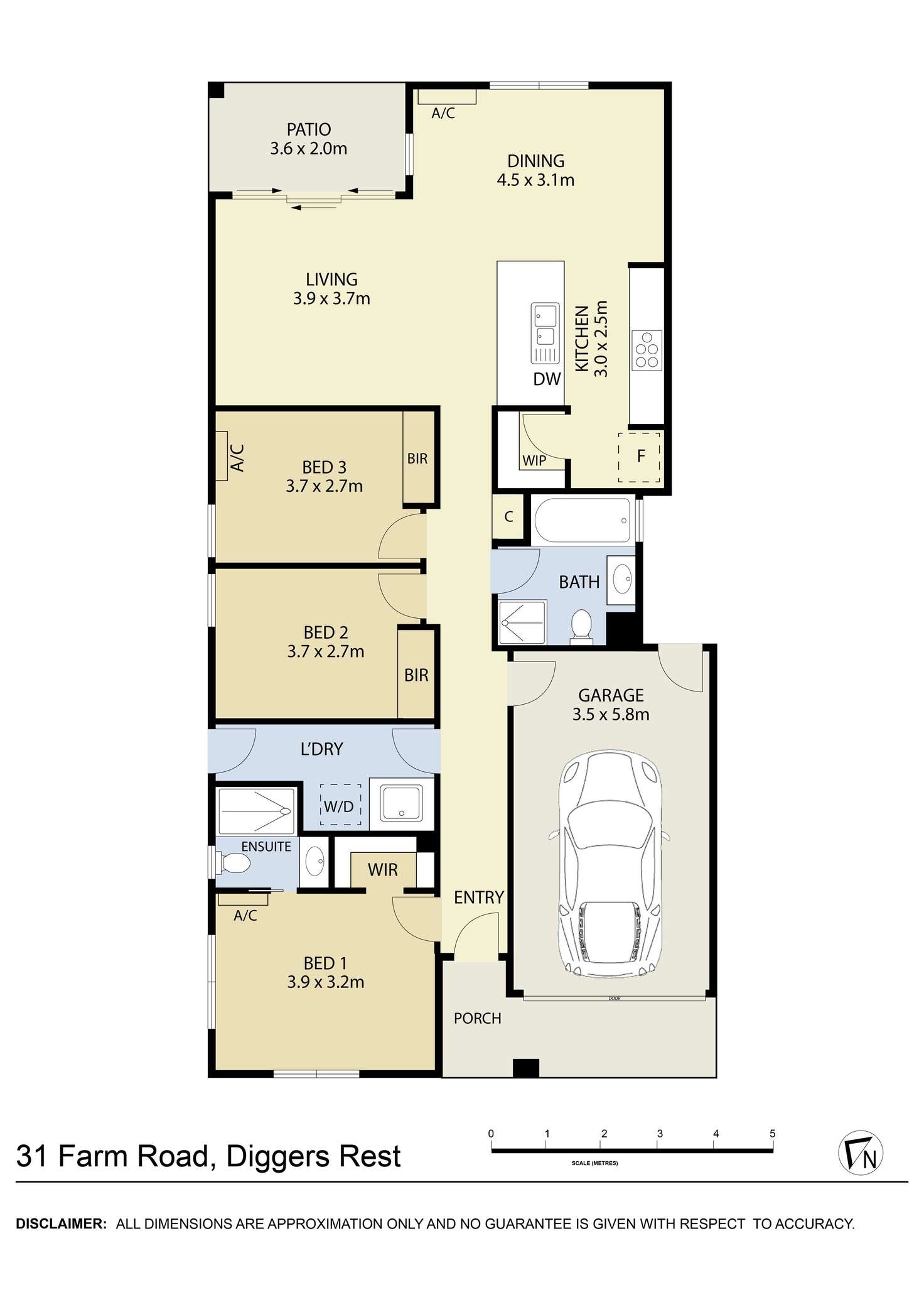 Floorplan of Homely house listing, 31 Farm Road, Diggers Rest VIC 3427