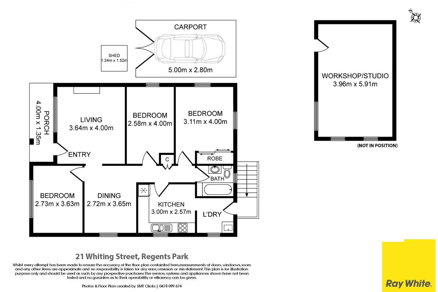 Floorplan of Homely house listing, 21 Whiting Street, Regents Park NSW 2143