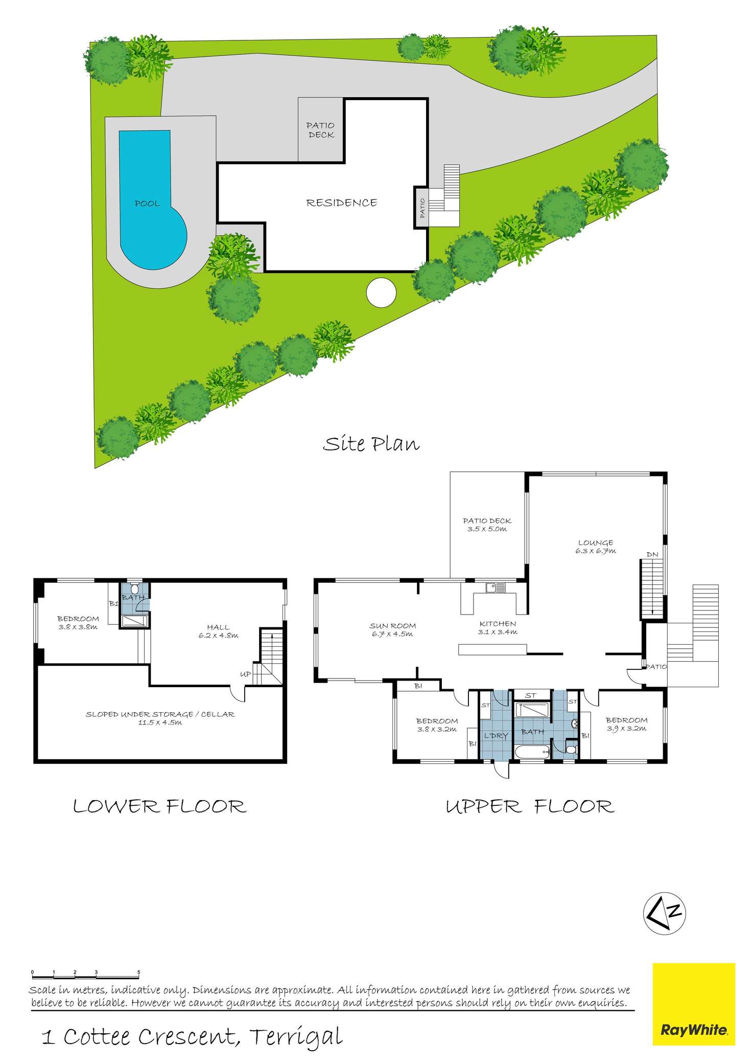 Floorplan of Homely house listing, 1 Cottee Crescent, Terrigal NSW 2260