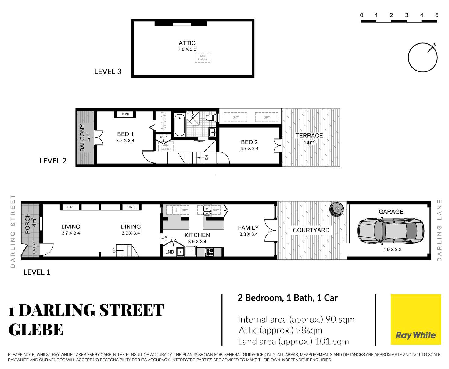 Floorplan of Homely house listing, 1 Darling Street, Glebe NSW 2037