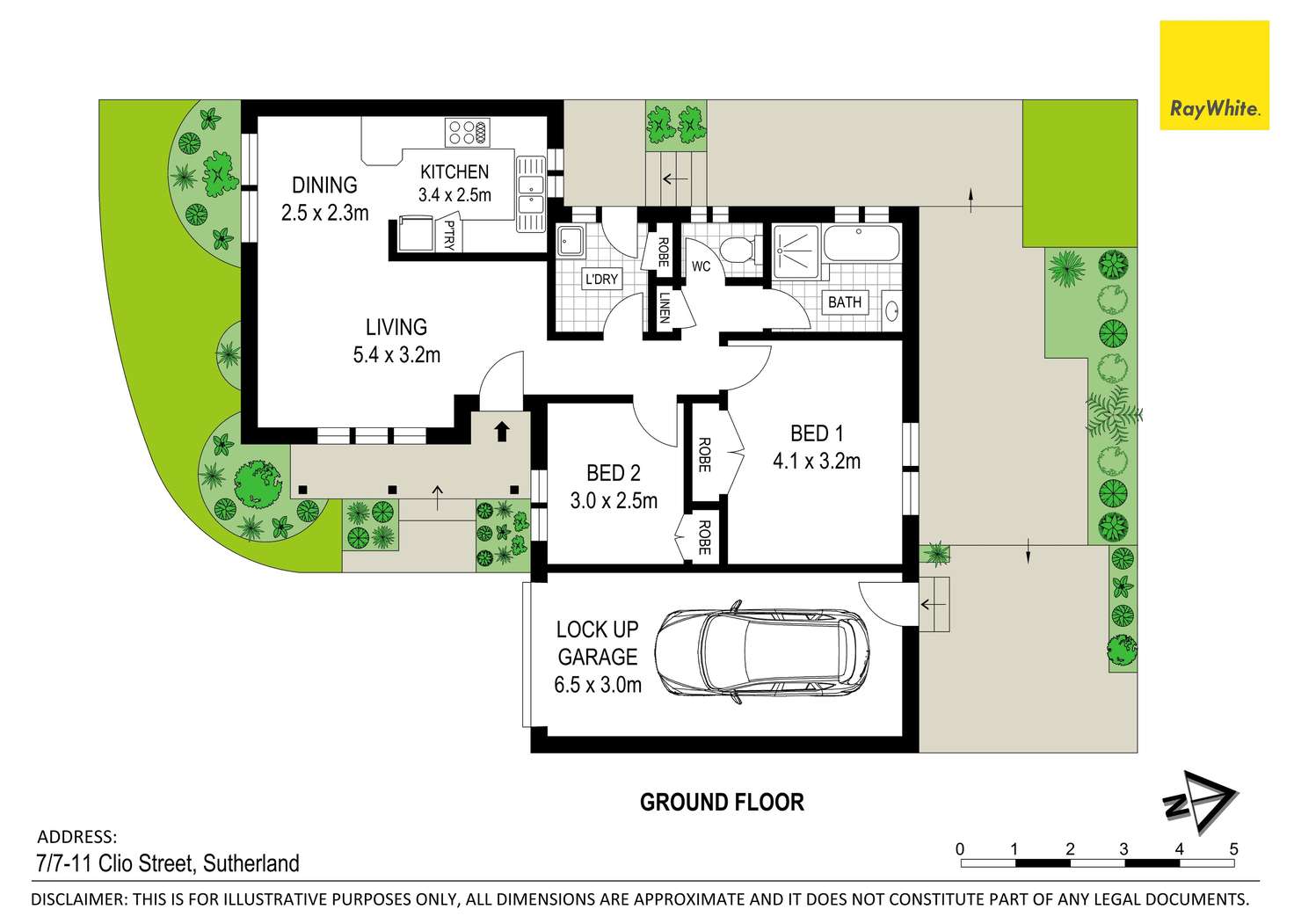Floorplan of Homely villa listing, 7/7-11 Clio Street, Sutherland NSW 2232