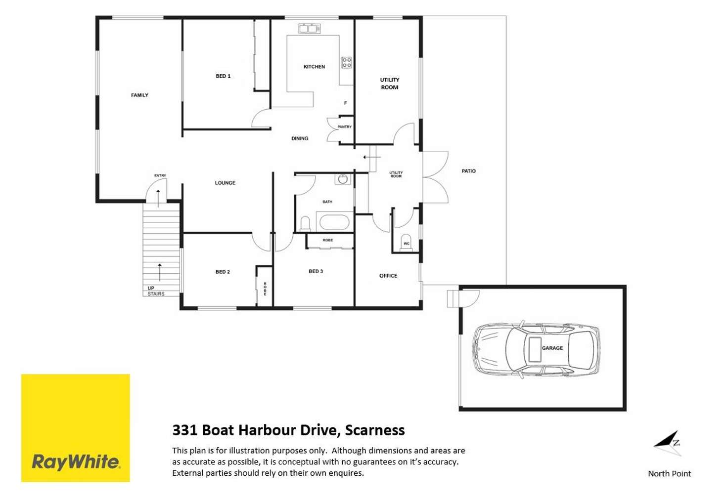 Floorplan of Homely house listing, 331 Boat Harbour Drive, Scarness QLD 4655