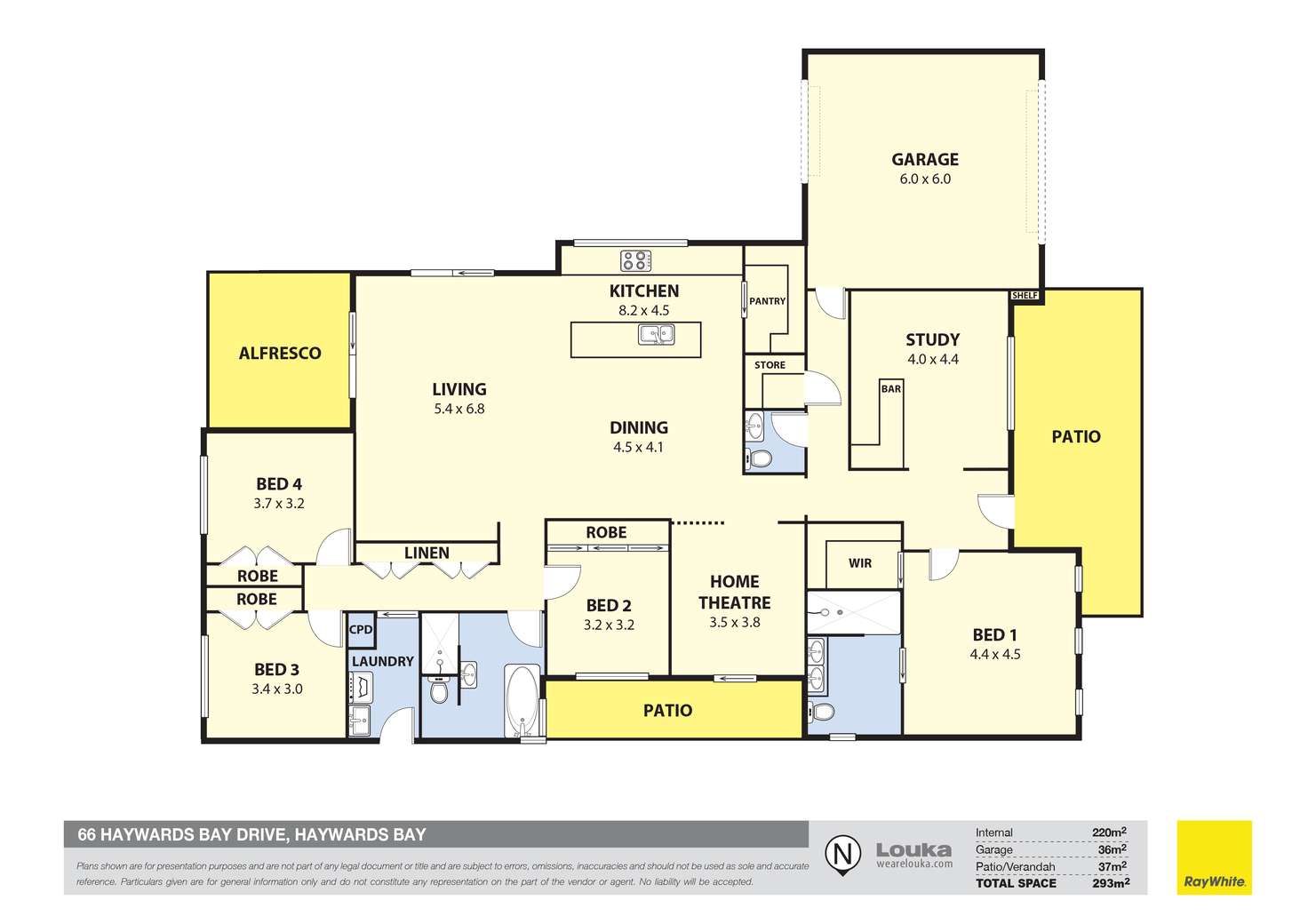 Floorplan of Homely house listing, 66 Haywards Bay Drive, Haywards Bay NSW 2530