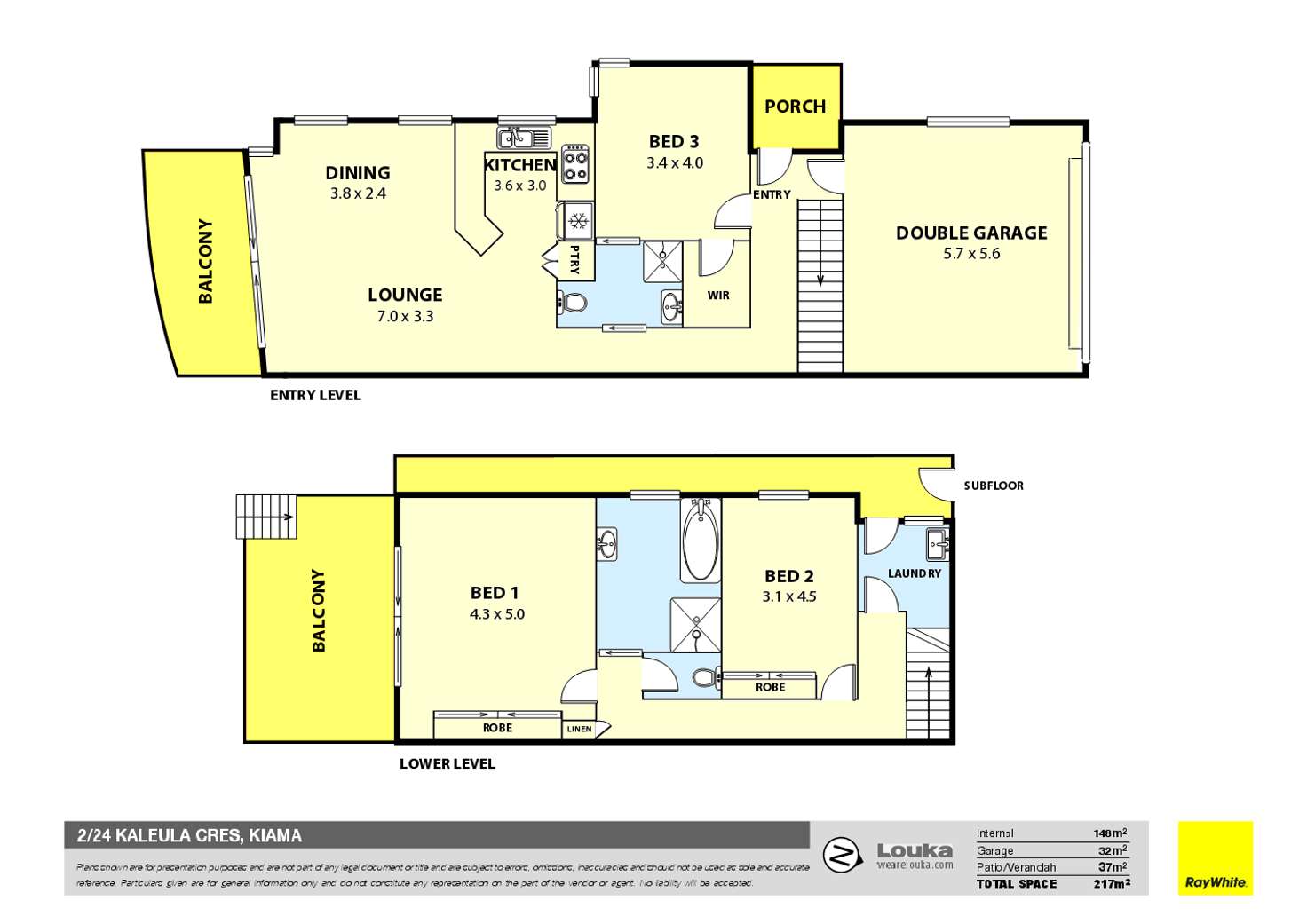 Floorplan of Homely house listing, 2/24 Kaleula Crescent, Kiama NSW 2533