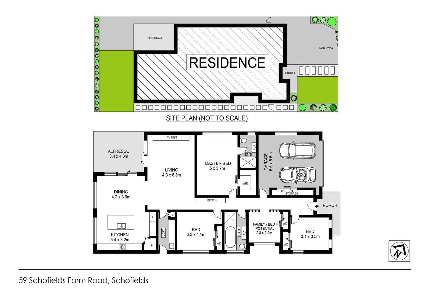 Floorplan of Homely house listing, 59 Schofields Farm Road, Schofields NSW 2762