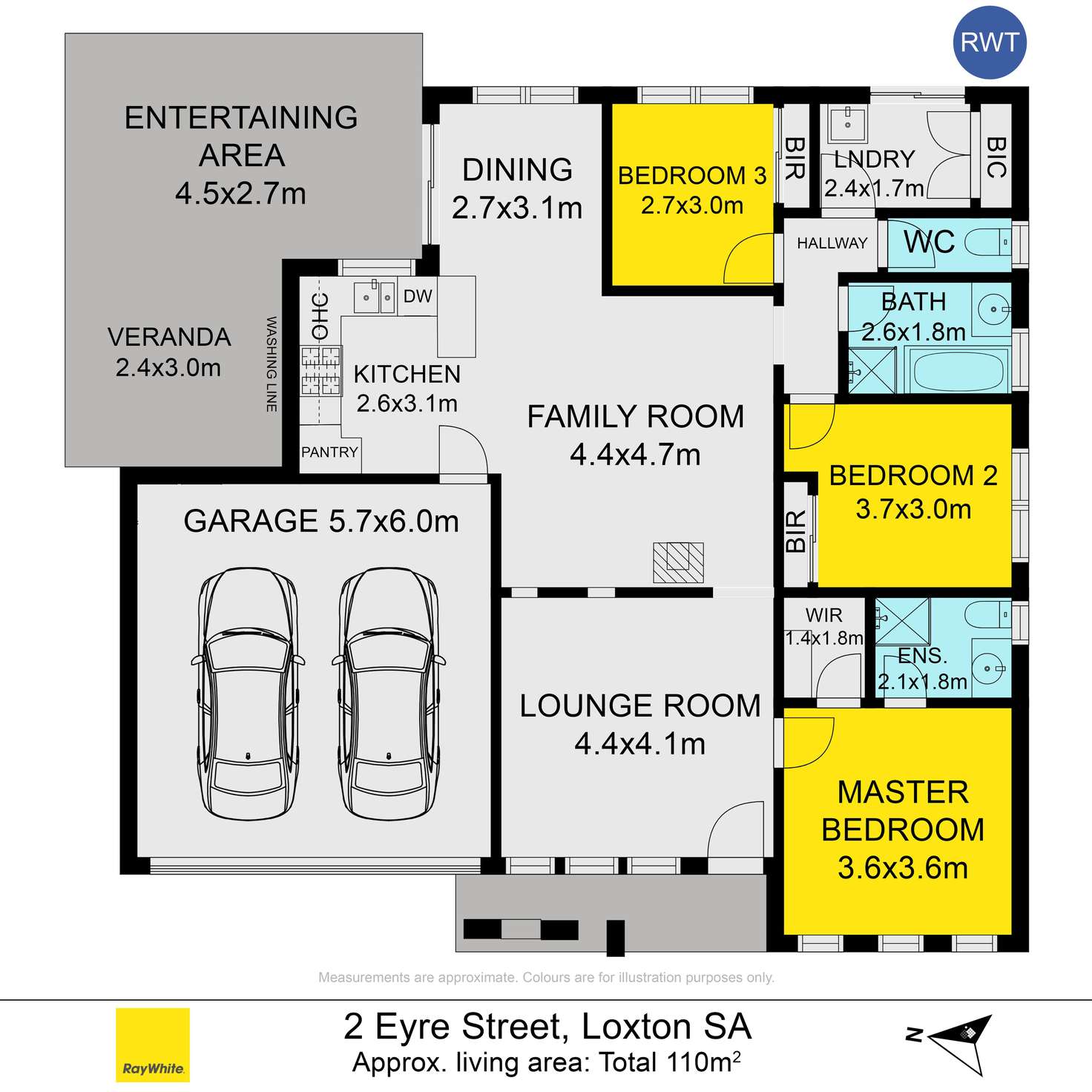 Floorplan of Homely house listing, 2 Eyre Street, Loxton SA 5333