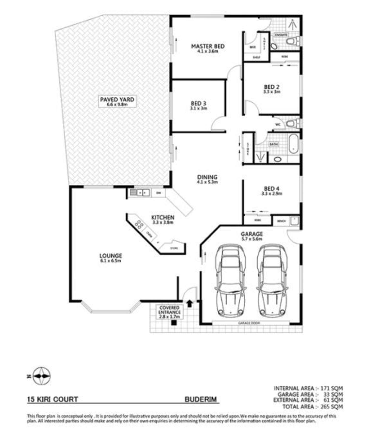 Floorplan of Homely house listing, 15 Kiri Court, Buderim QLD 4556