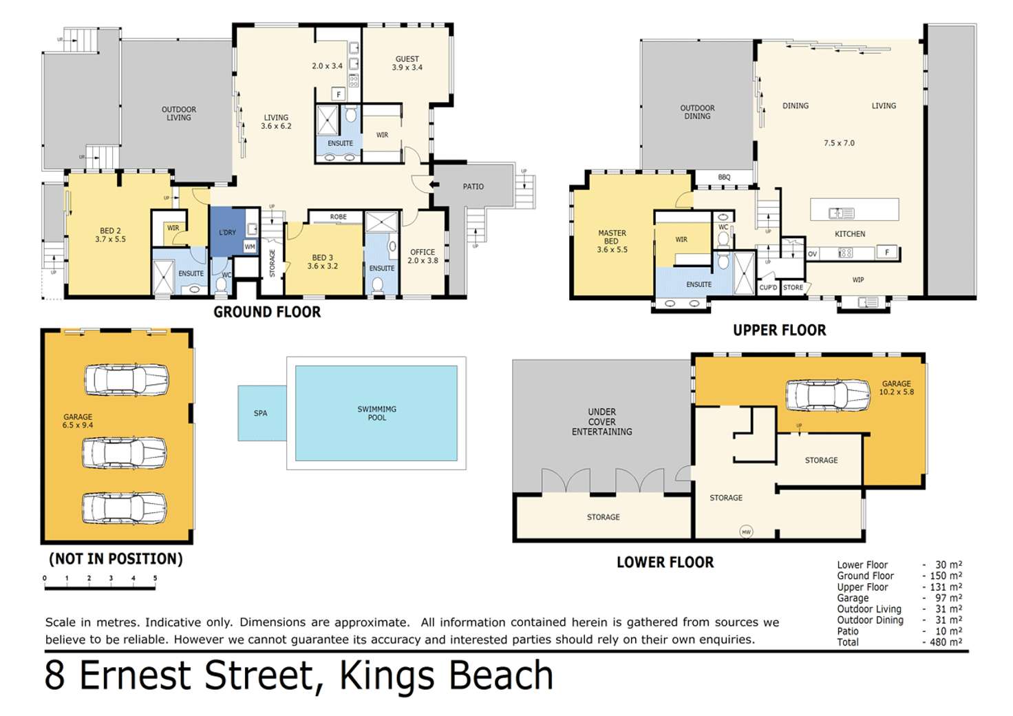 Floorplan of Homely house listing, 8 Ernest Street, Kings Beach QLD 4551