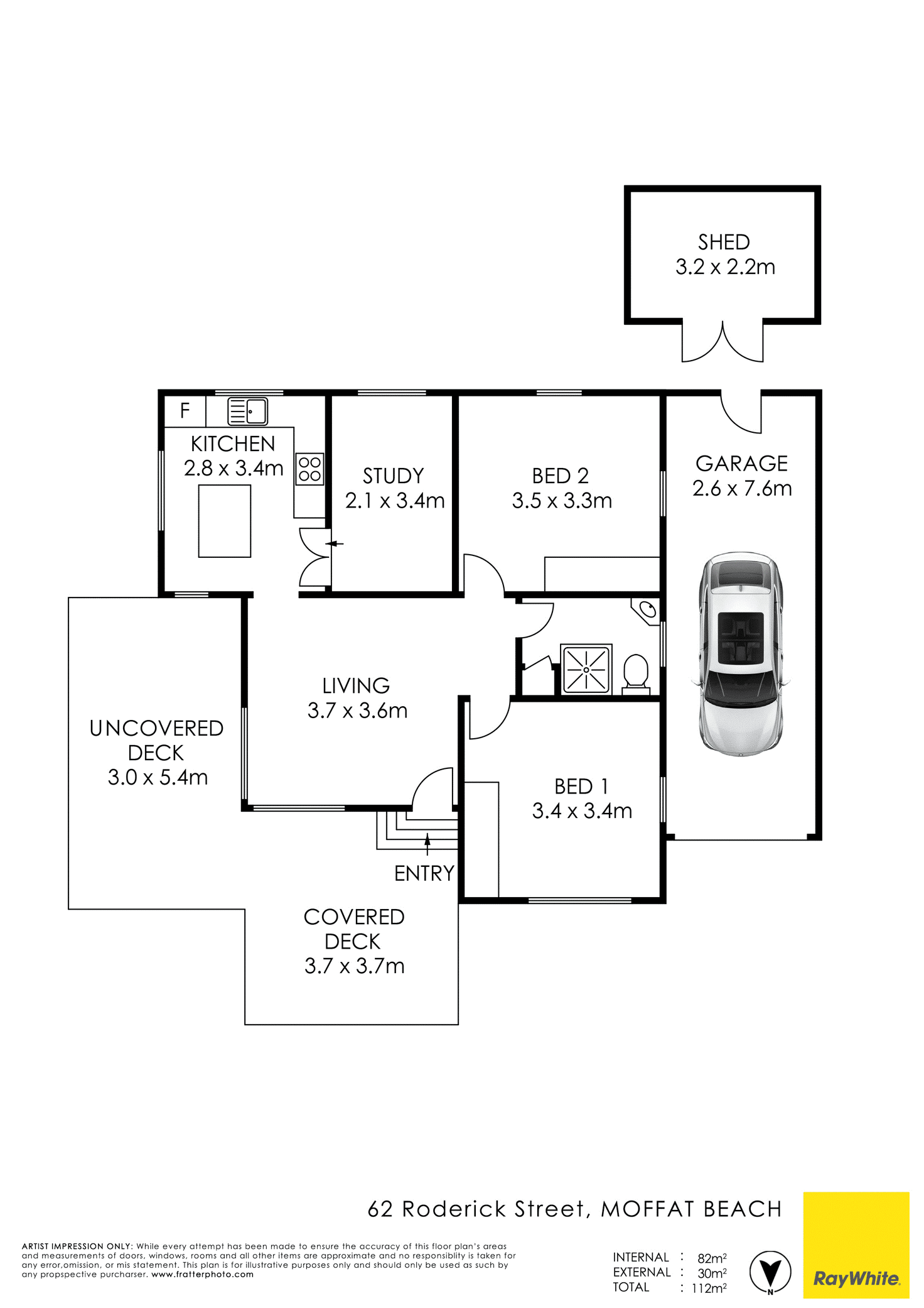Floorplan of Homely house listing, 62 Roderick Street, Moffat Beach QLD 4551