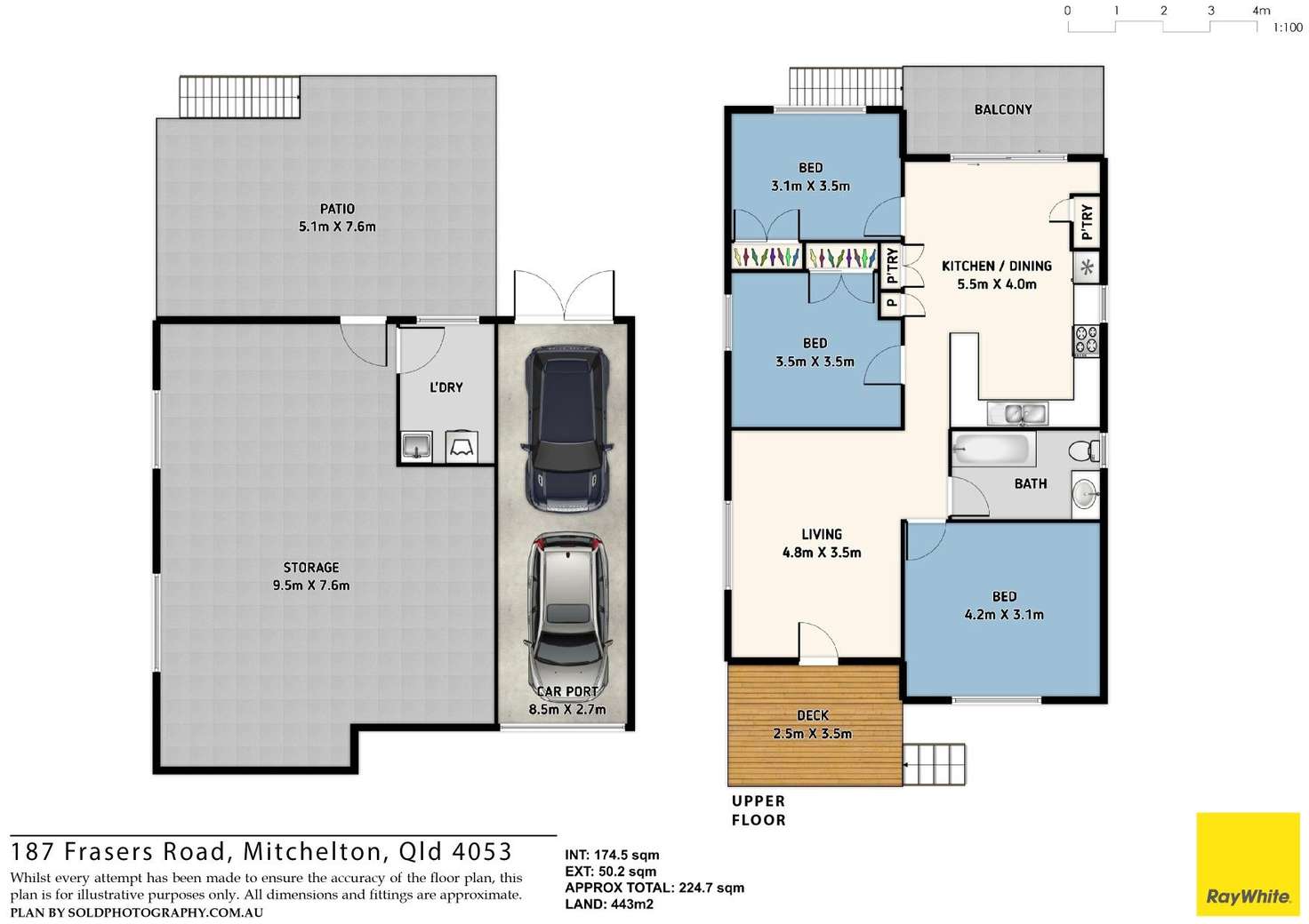 Floorplan of Homely house listing, 187 Frasers Road, Mitchelton QLD 4053