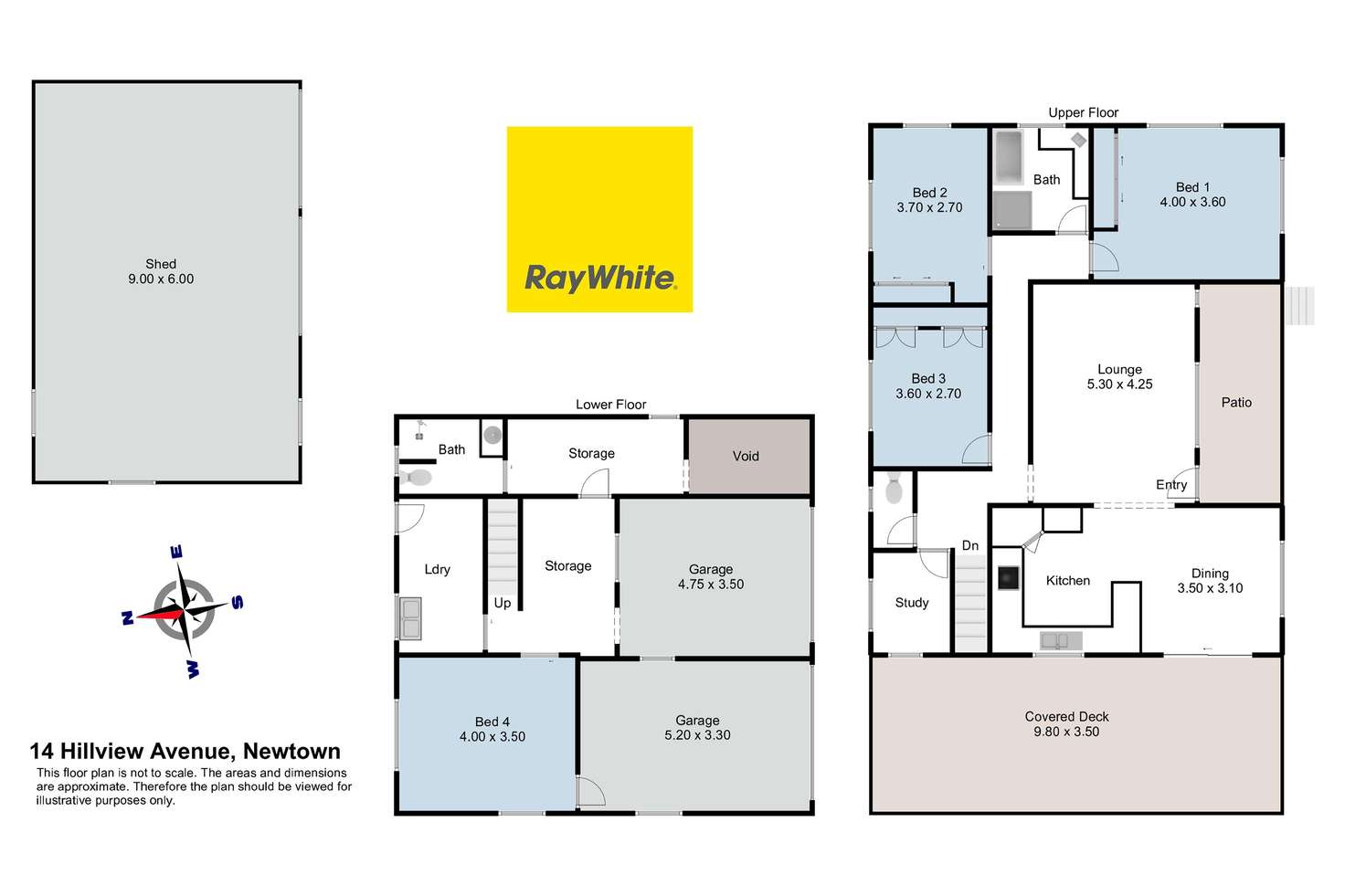 Floorplan of Homely house listing, 14 Hillview Avenue, Newtown QLD 4350