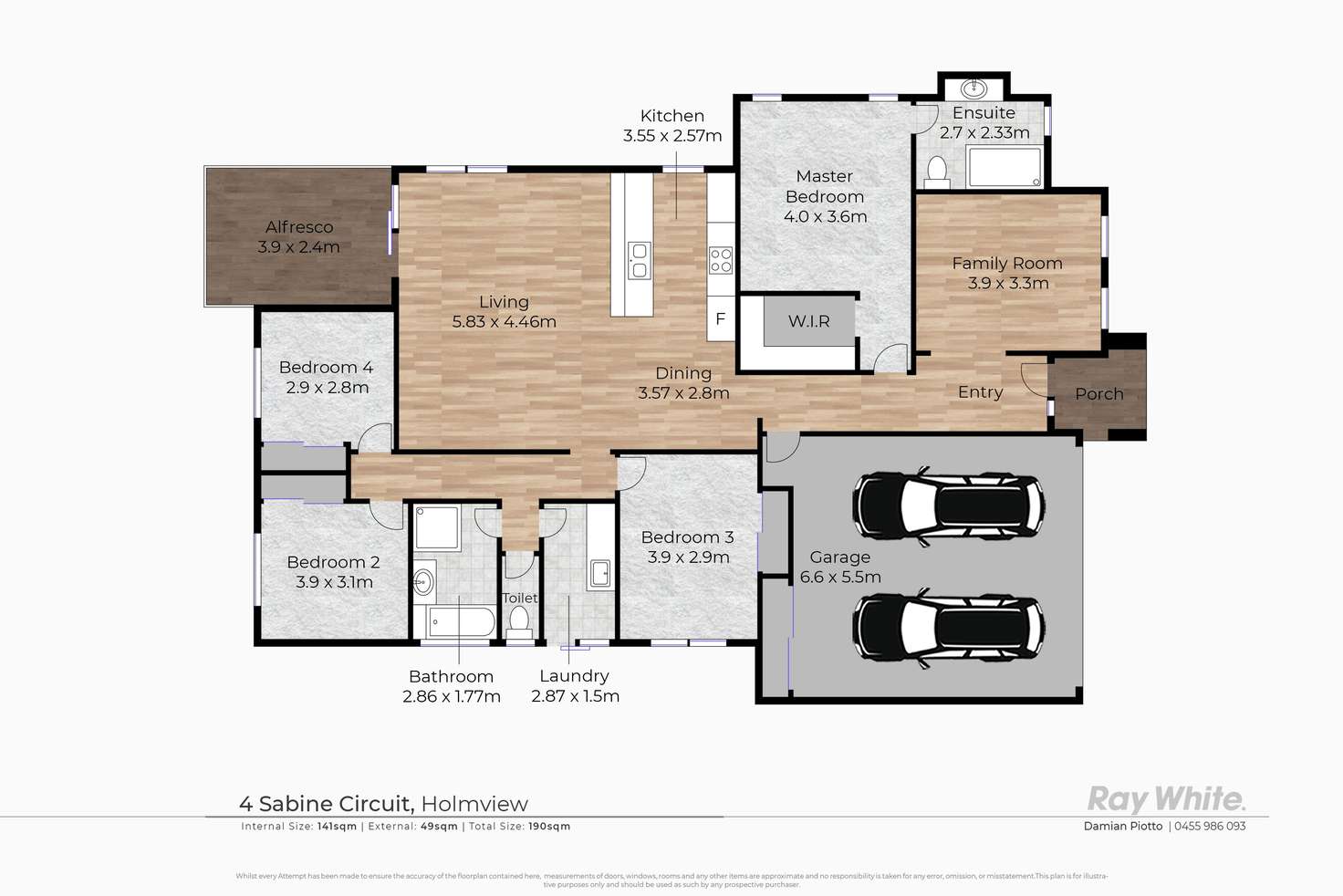 Floorplan of Homely house listing, 4 Sabine Circuit, Holmview QLD 4207