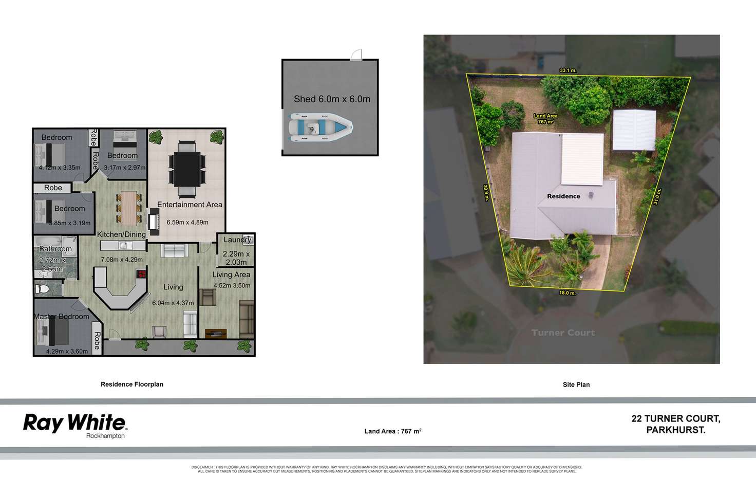 Floorplan of Homely house listing, 22 Turner Court, Parkhurst QLD 4702