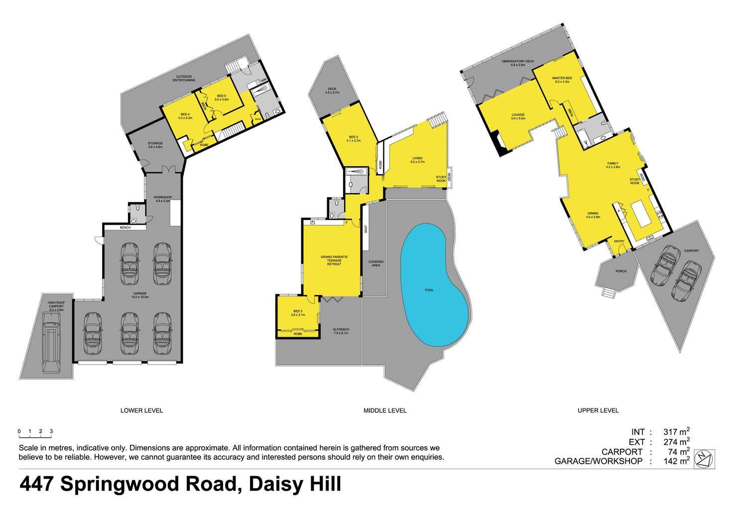 Floorplan of Homely house listing, 447 Springwood Road, Daisy Hill QLD 4127