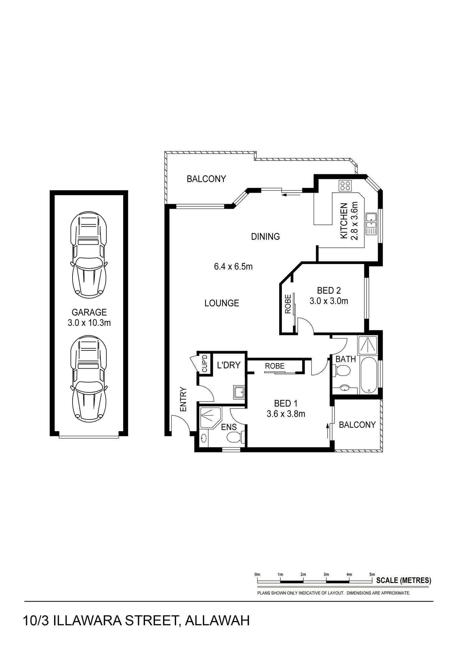 Floorplan of Homely unit listing, 10/1-3A Illawarra Street, Allawah NSW 2218