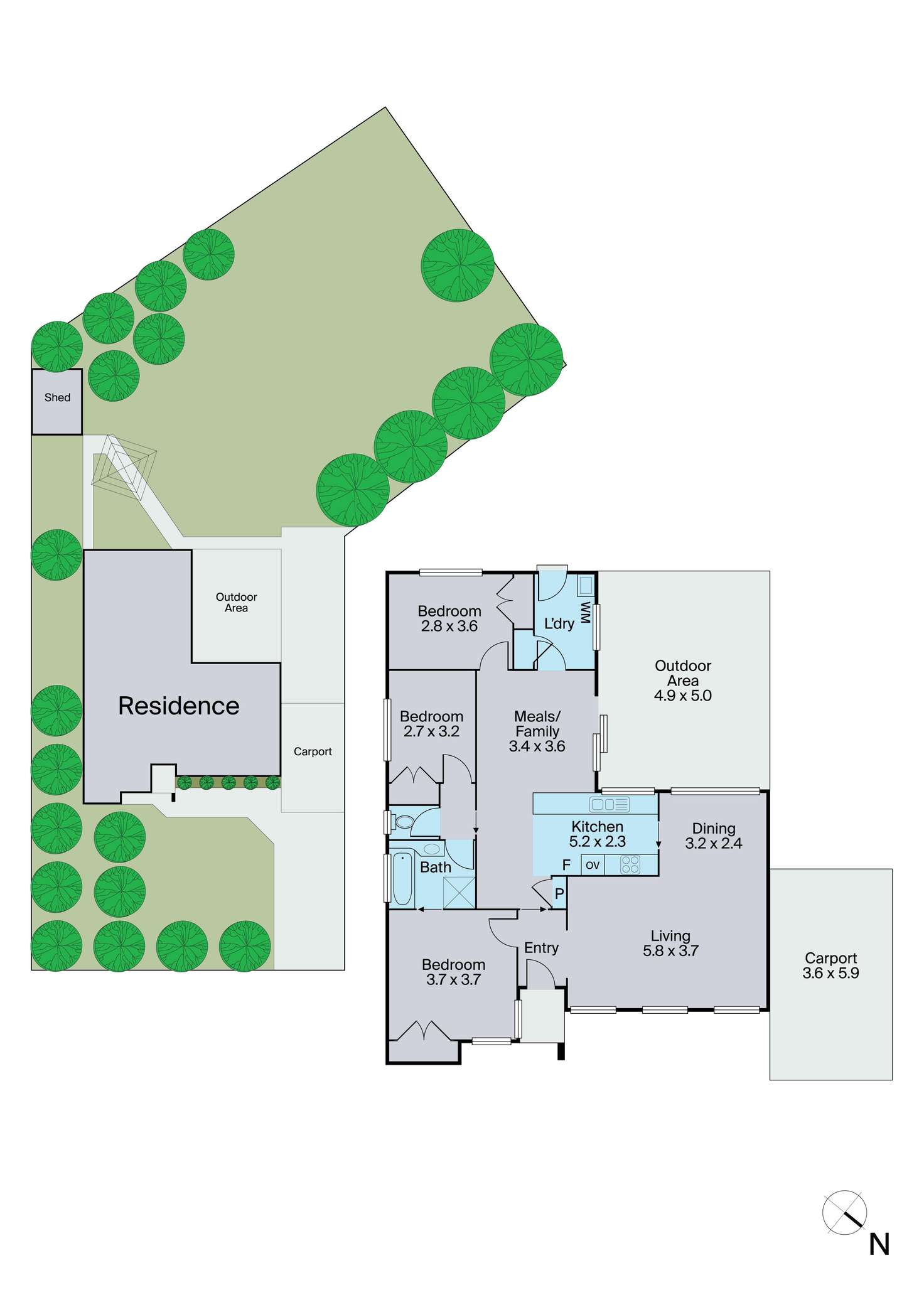 Floorplan of Homely house listing, 4 Keswick Crescent, Bayswater North VIC 3153