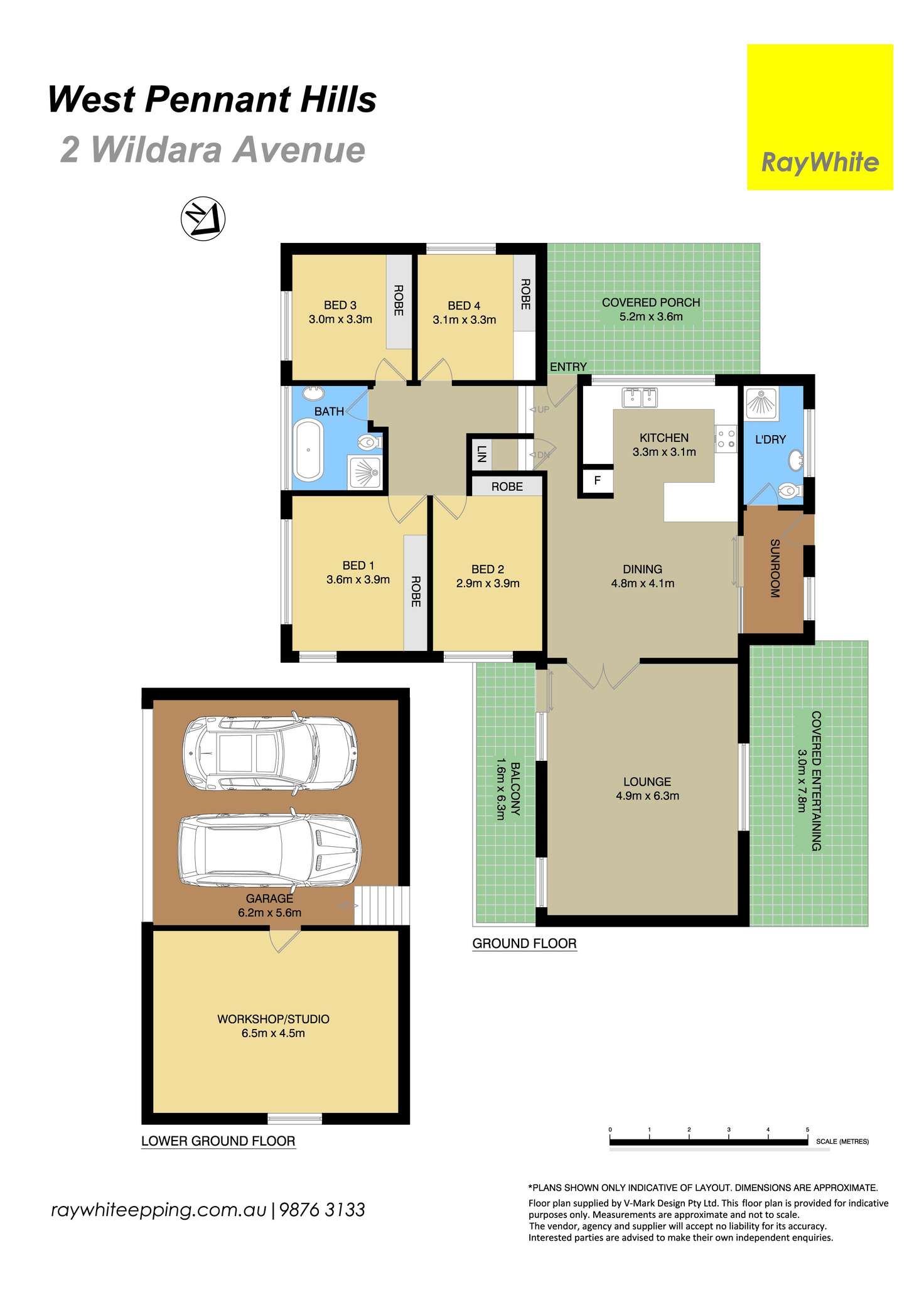 Floorplan of Homely house listing, 2 Wildara Avenue, West Pennant Hills NSW 2125
