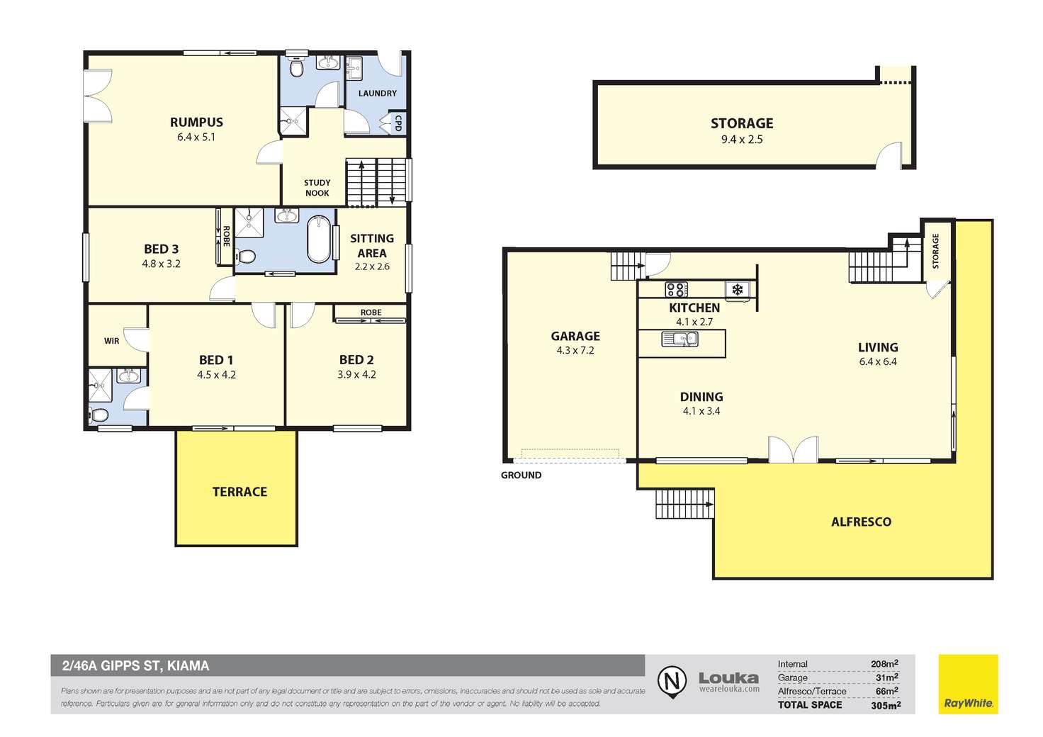 Floorplan of Homely house listing, 2/46a Gipps Street, Kiama NSW 2533