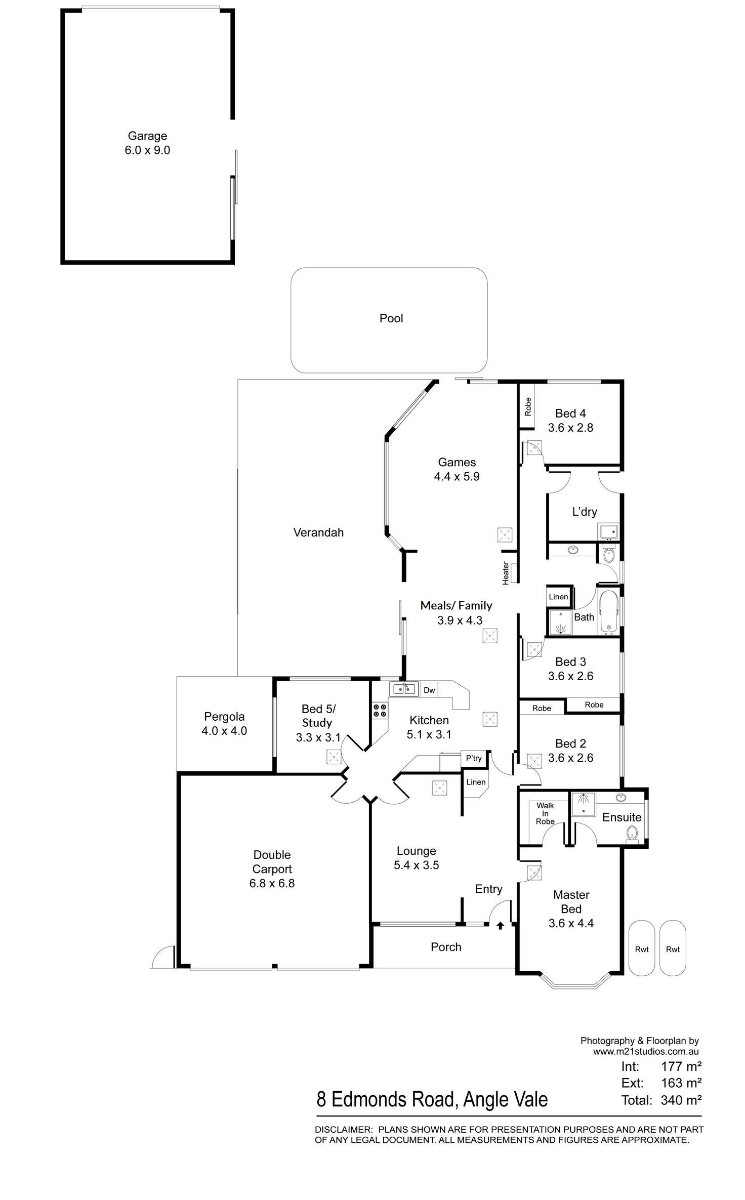 Floorplan of Homely house listing, 8 Edmonds Road, Angle Vale SA 5117