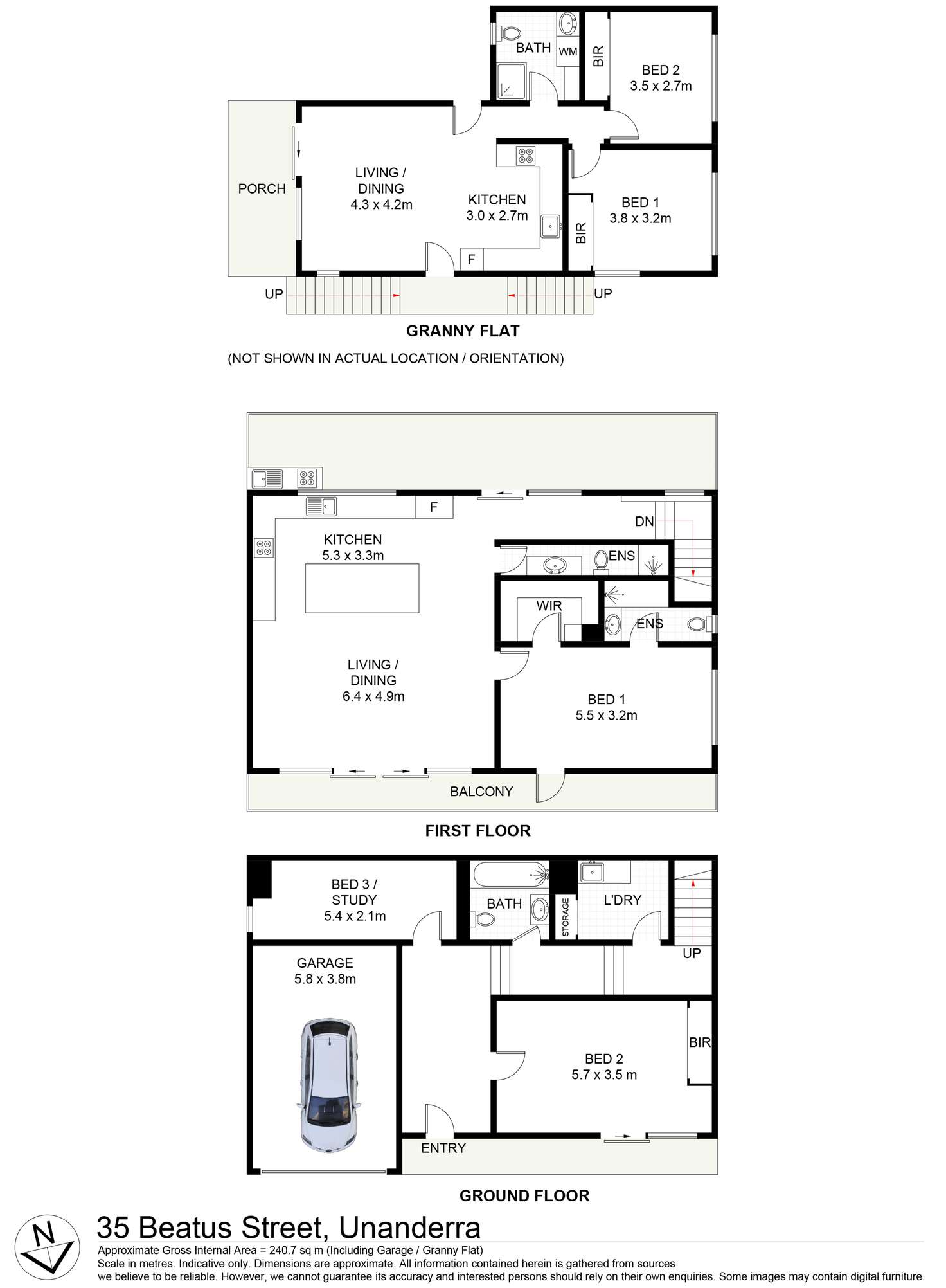 Floorplan of Homely house listing, 35 Beatus Street, Unanderra NSW 2526