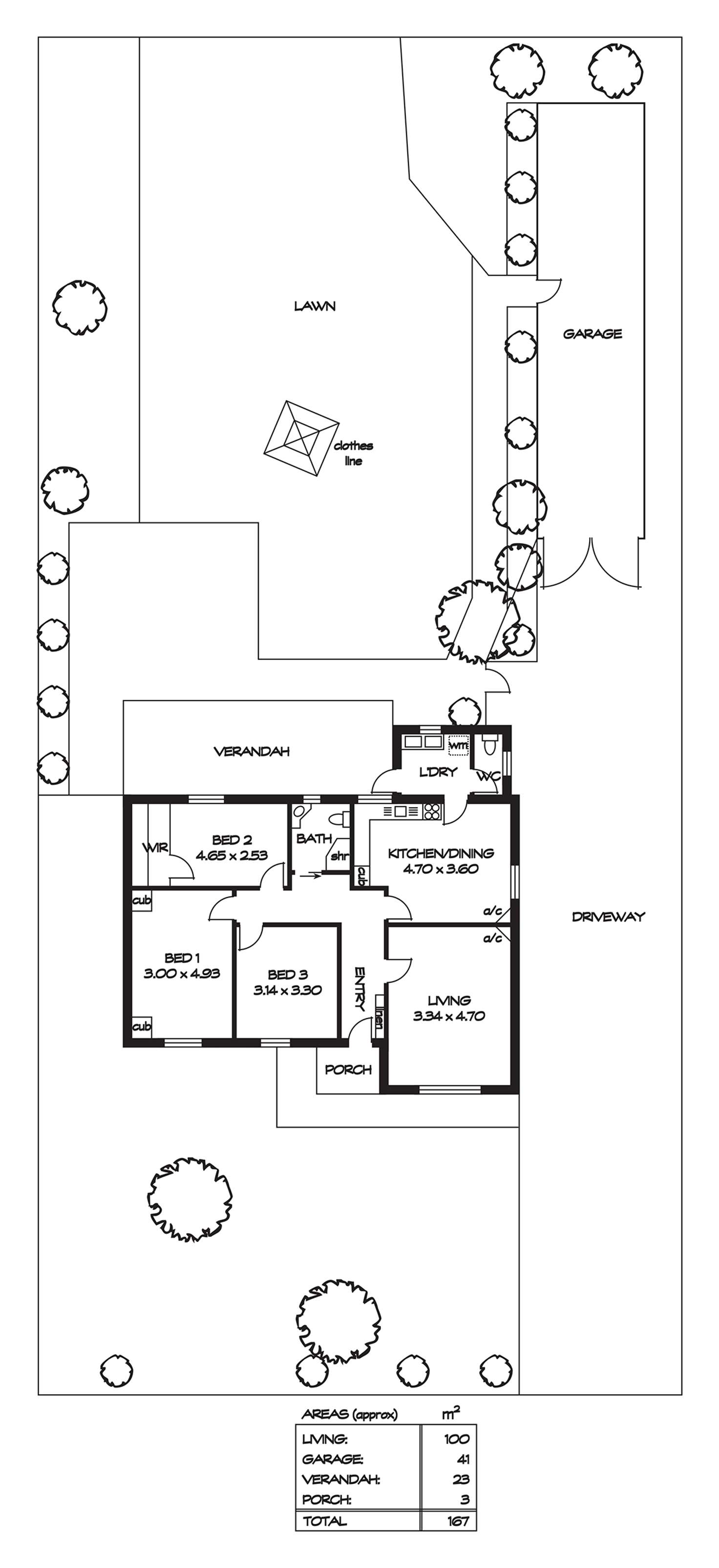 Floorplan of Homely house listing, 3 Addison Avenue, Marden SA 5070