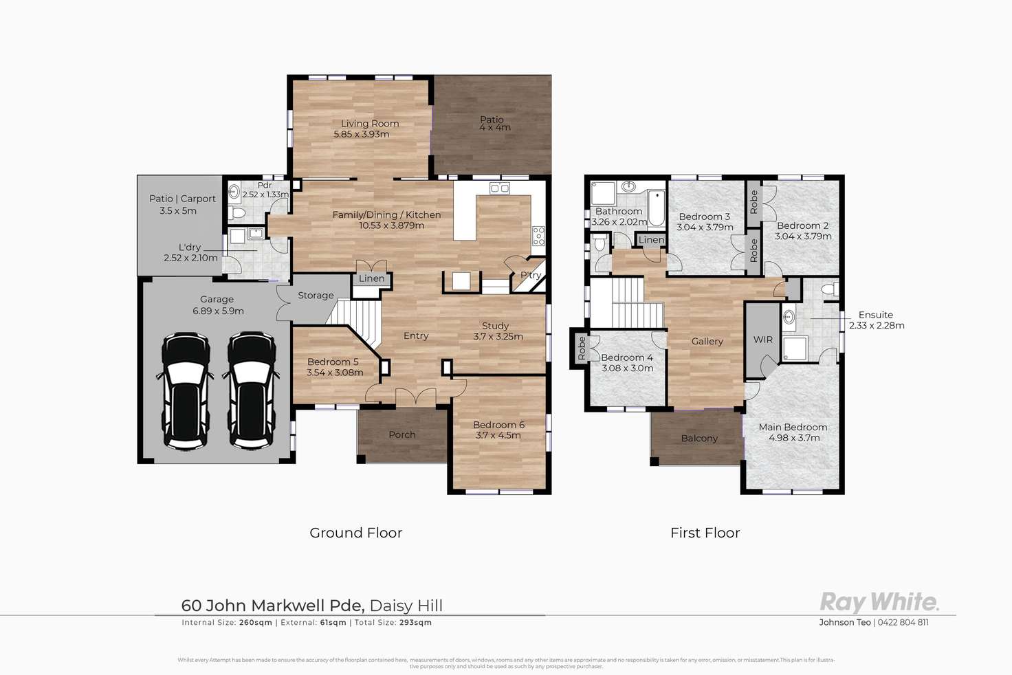 Floorplan of Homely house listing, 60 John Markwell Parade, Daisy Hill QLD 4127