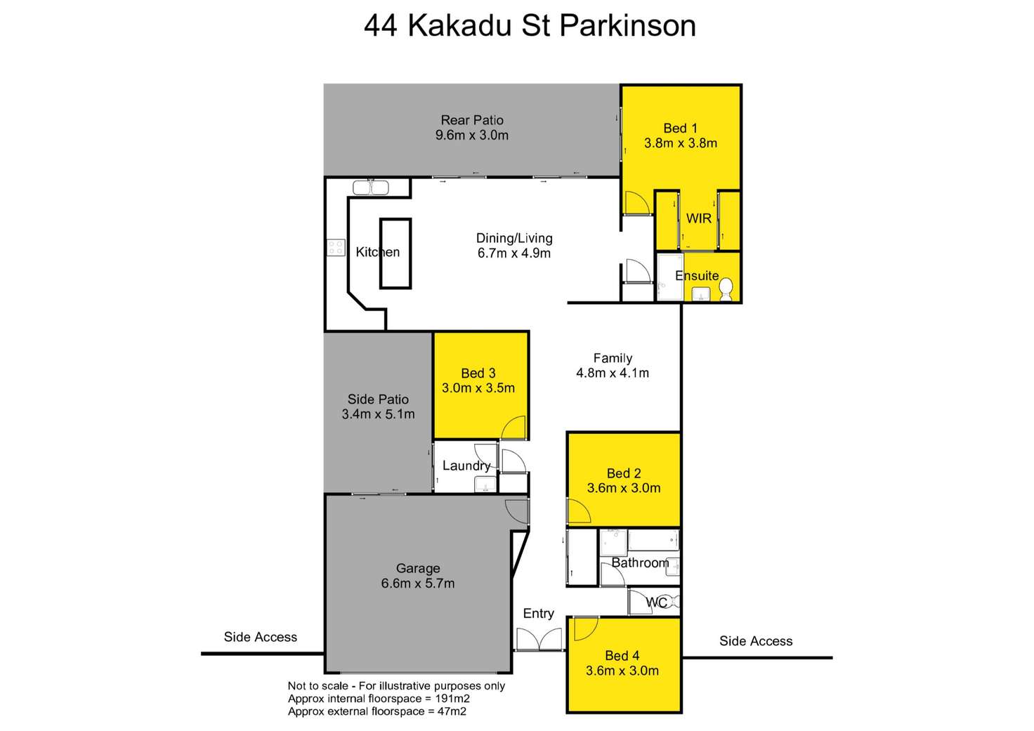 Floorplan of Homely house listing, 44 Kakadu Street, Parkinson QLD 4115