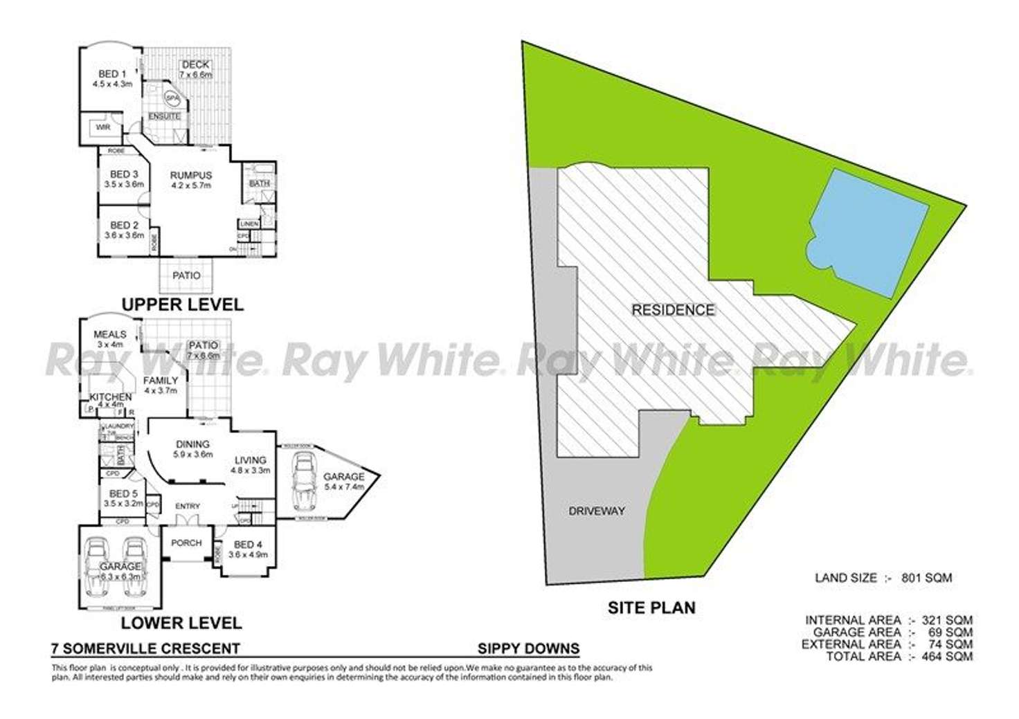 Floorplan of Homely house listing, 7 Somerville Crescent, Sippy Downs QLD 4556