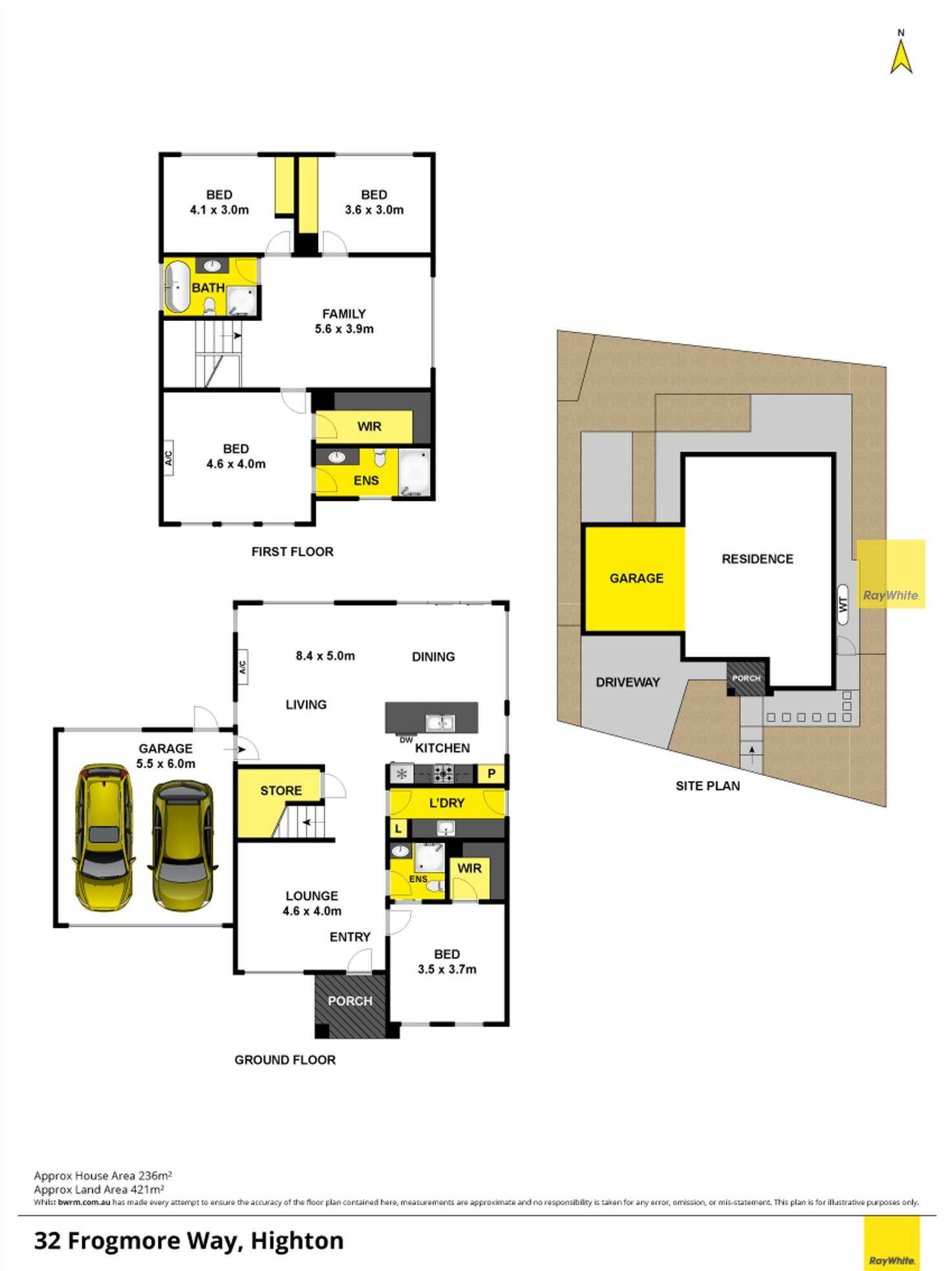 Floorplan of Homely house listing, 32 Frogmore Way, Highton VIC 3216