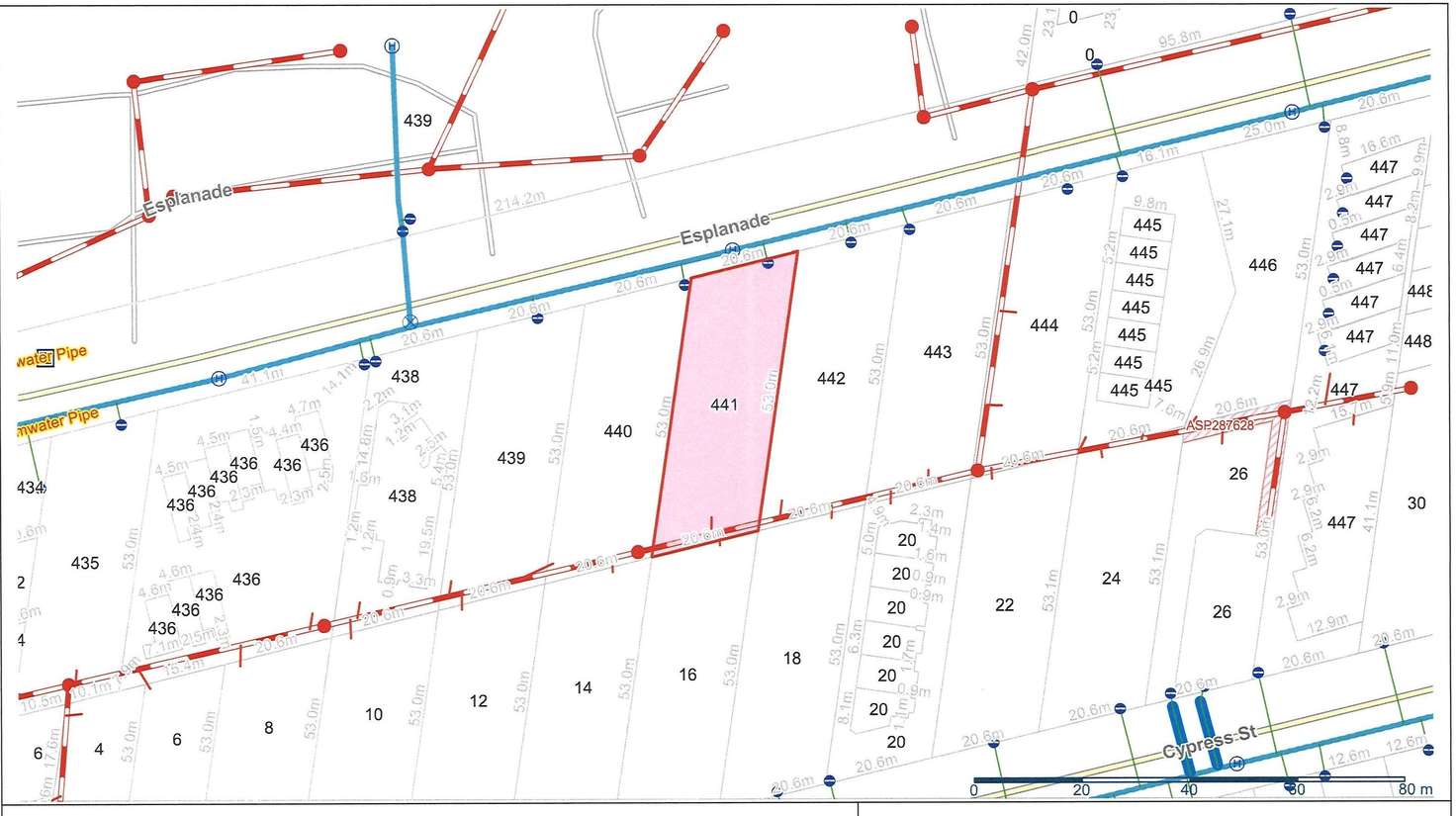 Floorplan of Homely residentialLand listing, 441 Esplanade, Torquay QLD 4655