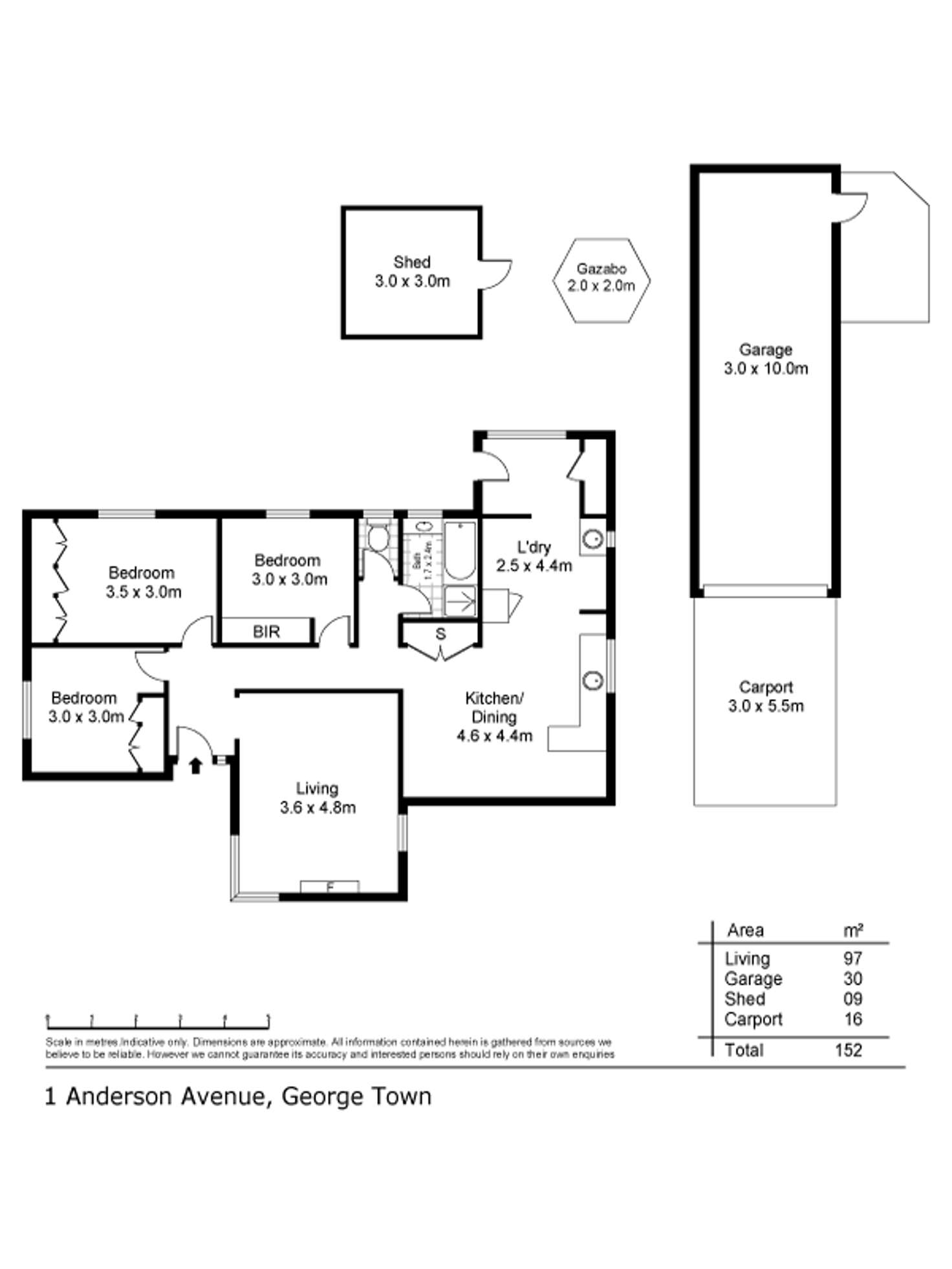 Floorplan of Homely house listing, 1 Anderson Avenue, George Town TAS 7253