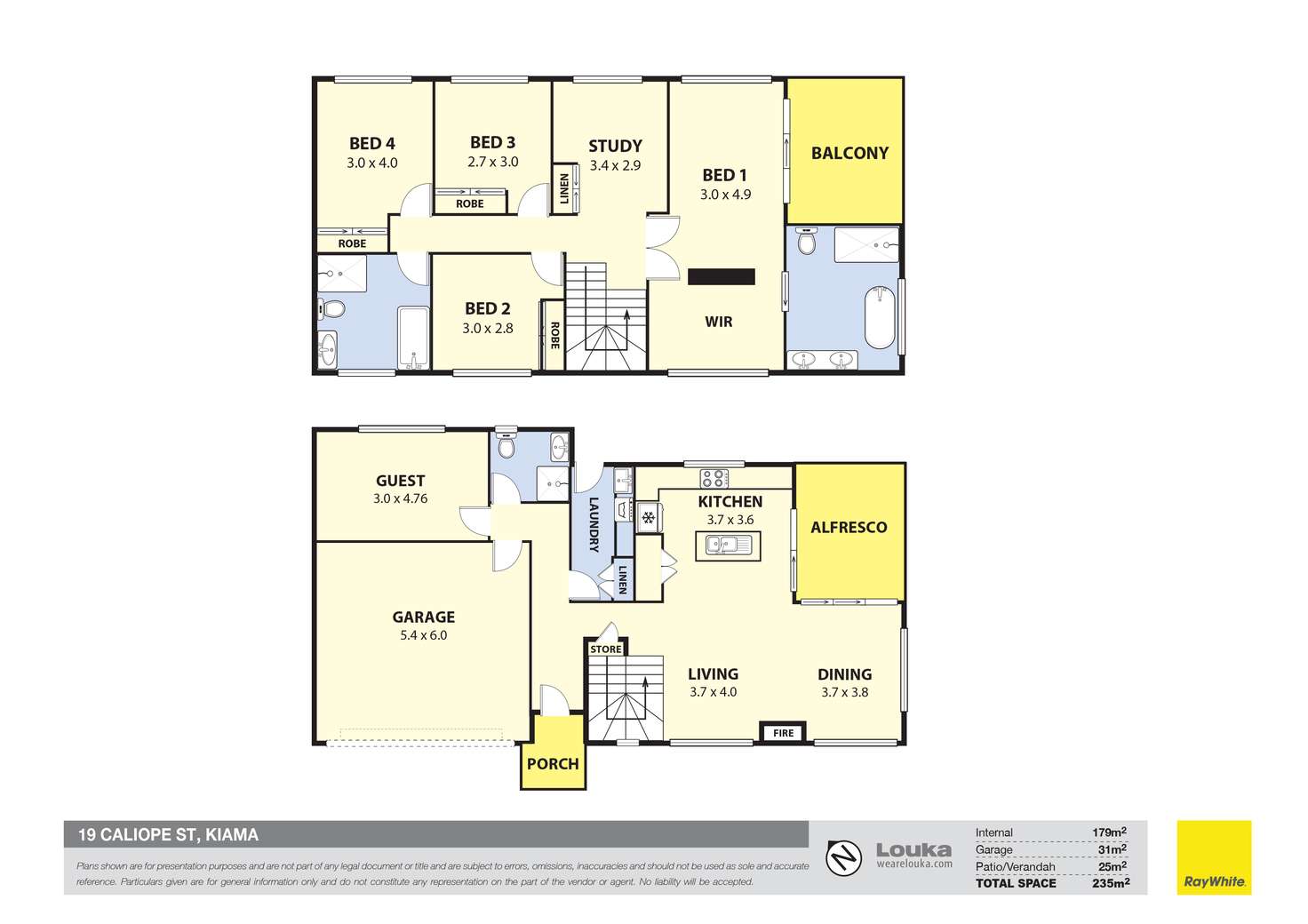 Floorplan of Homely house listing, 19 Caliope Street, Kiama NSW 2533