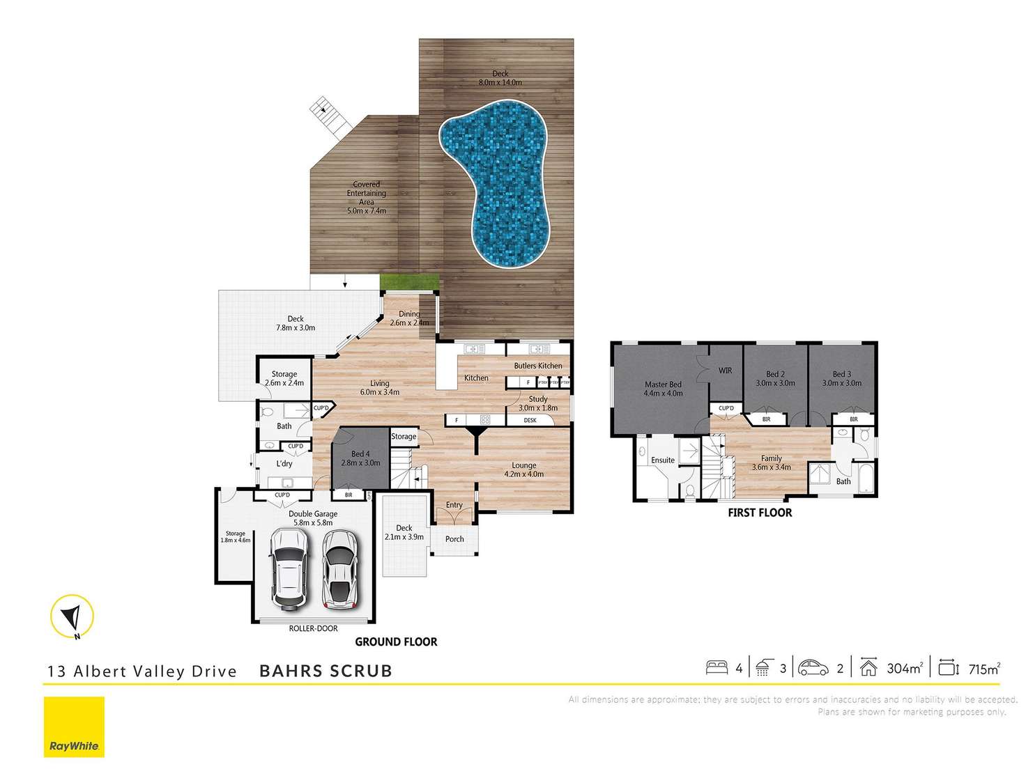 Floorplan of Homely house listing, 13 Albert Valley Drive, Bahrs Scrub QLD 4207