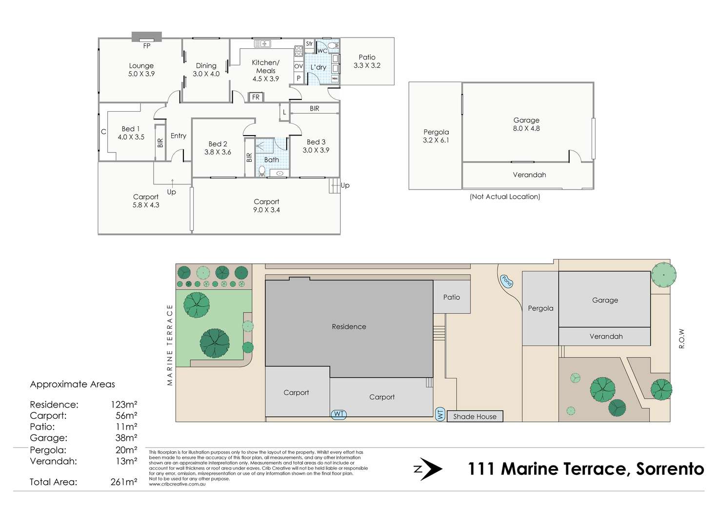 Floorplan of Homely house listing, 111 Marine Terrace, Sorrento WA 6020