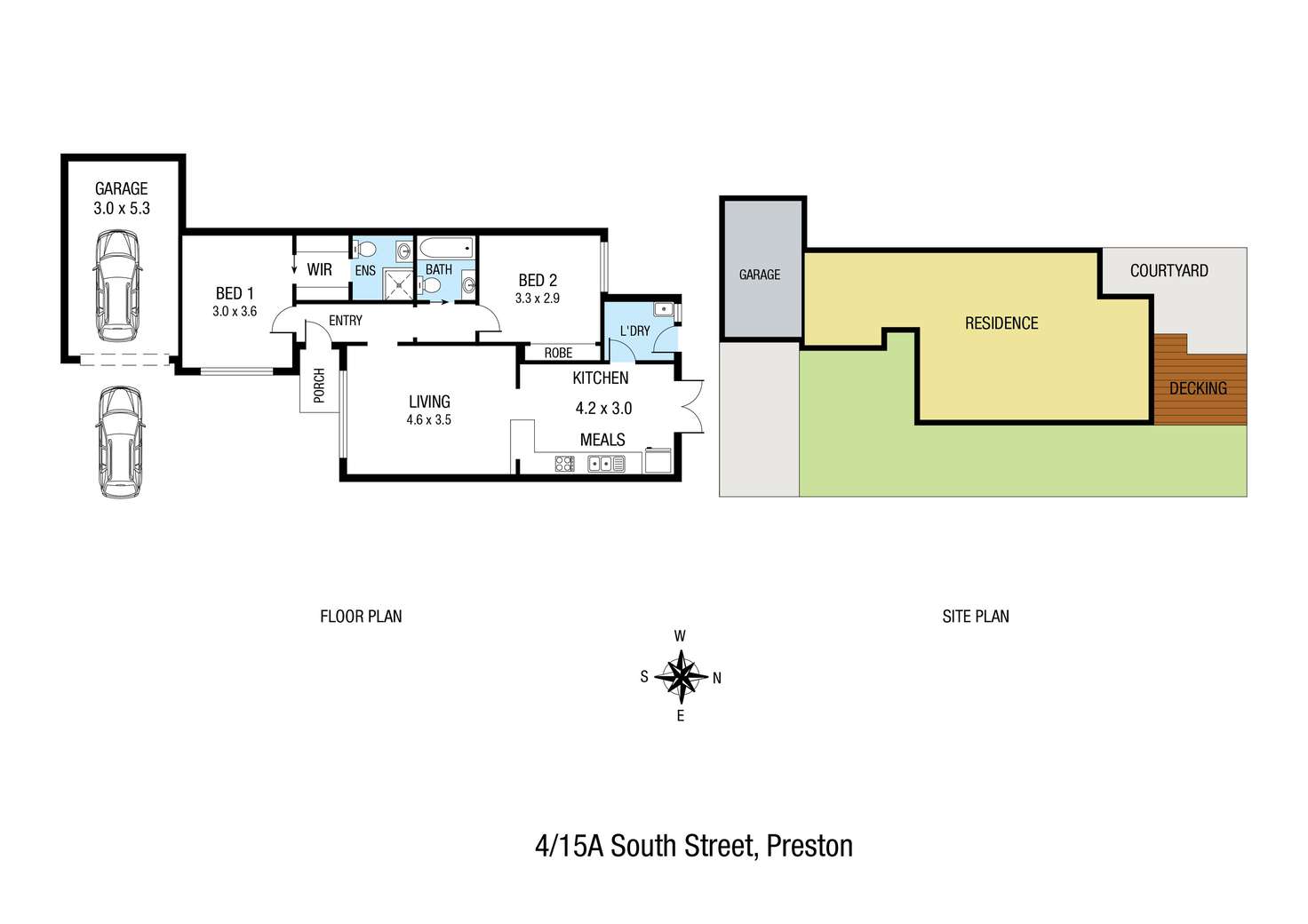 Floorplan of Homely villa listing, 4/15a South Street, Preston VIC 3072