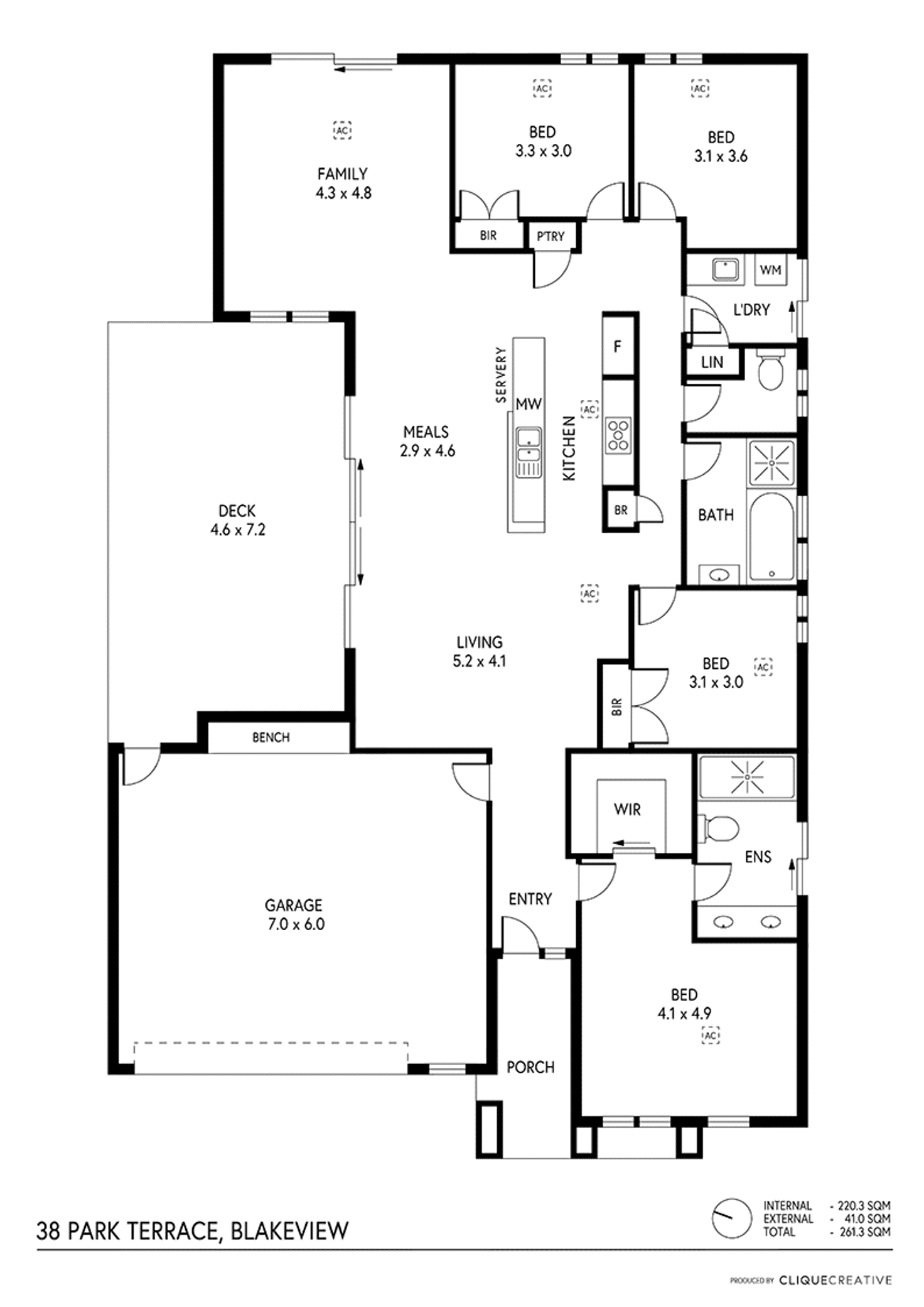 Floorplan of Homely house listing, 38 Park Terrace, Blakeview SA 5114