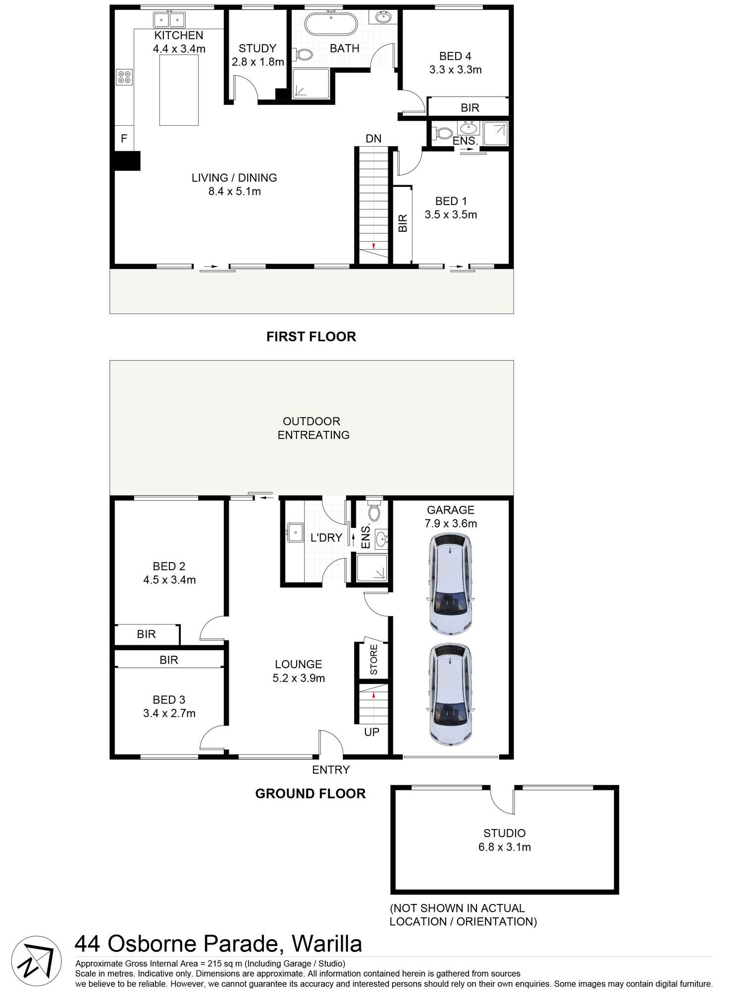 Floorplan of Homely house listing, 44 Osborne Parade, Warilla NSW 2528