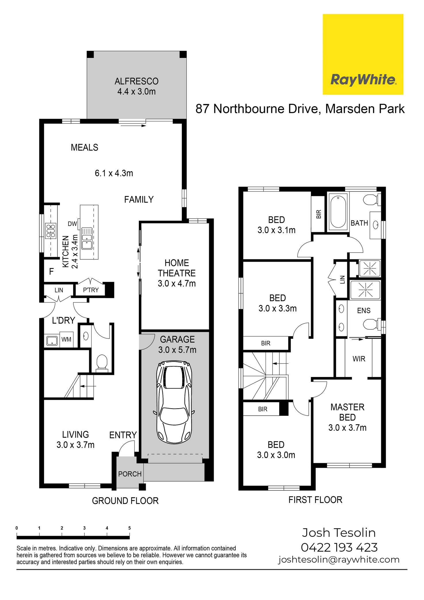 Floorplan of Homely house listing, 87 Northbourne Drive, Marsden Park NSW 2765