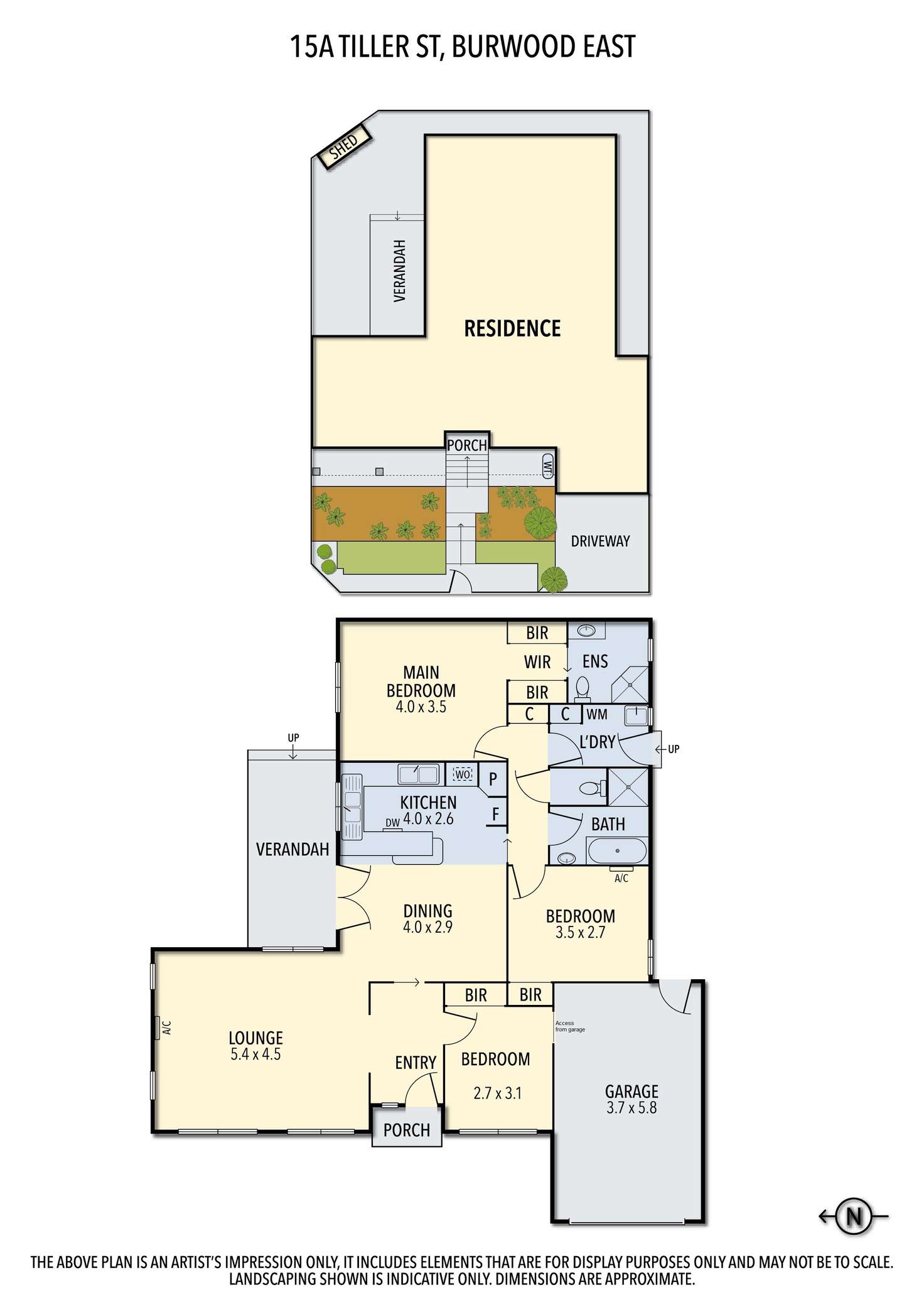 Floorplan of Homely house listing, 15A Tiller Street, Burwood East VIC 3151