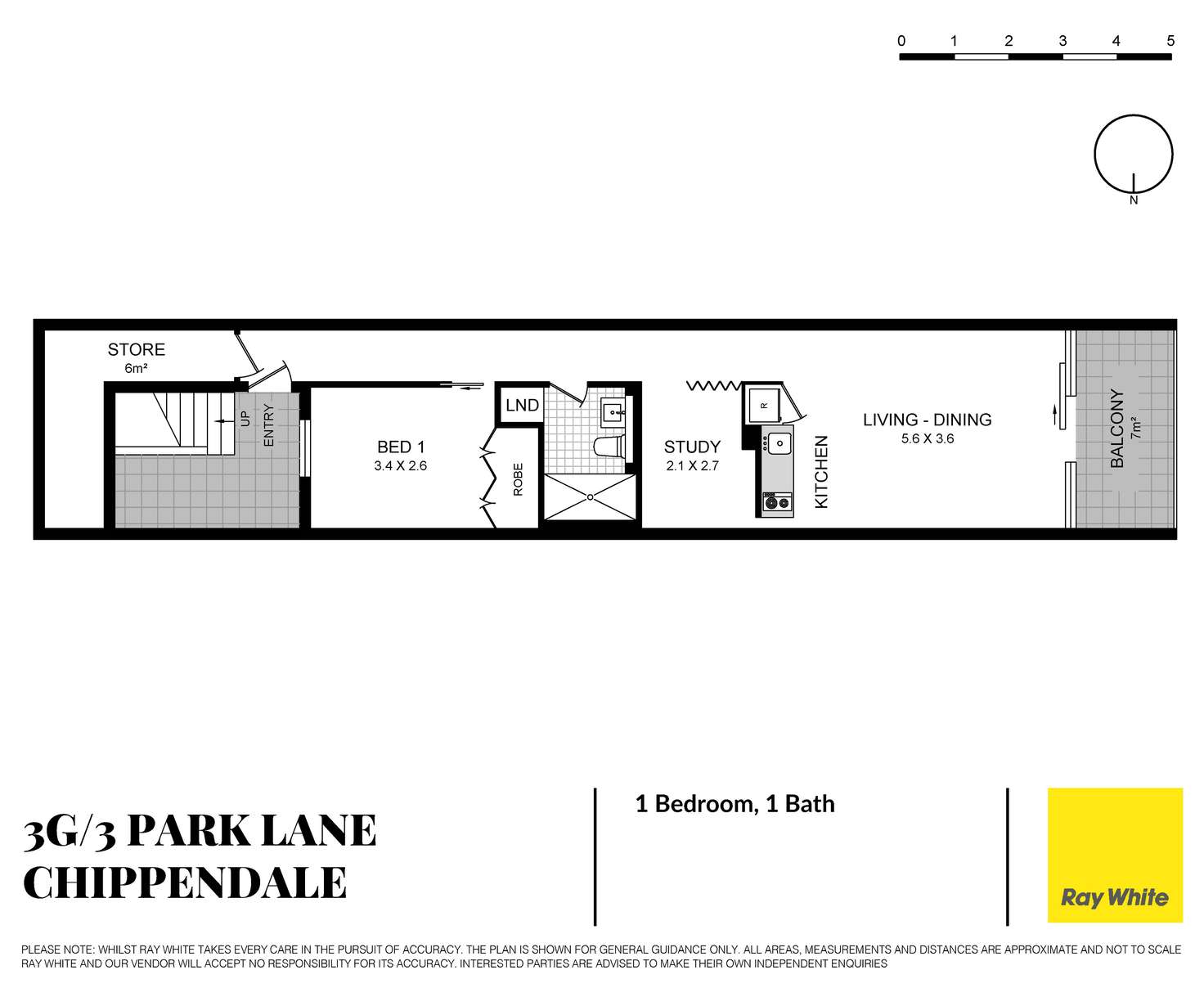 Floorplan of Homely apartment listing, 3G/3 Park Lane, Chippendale NSW 2008